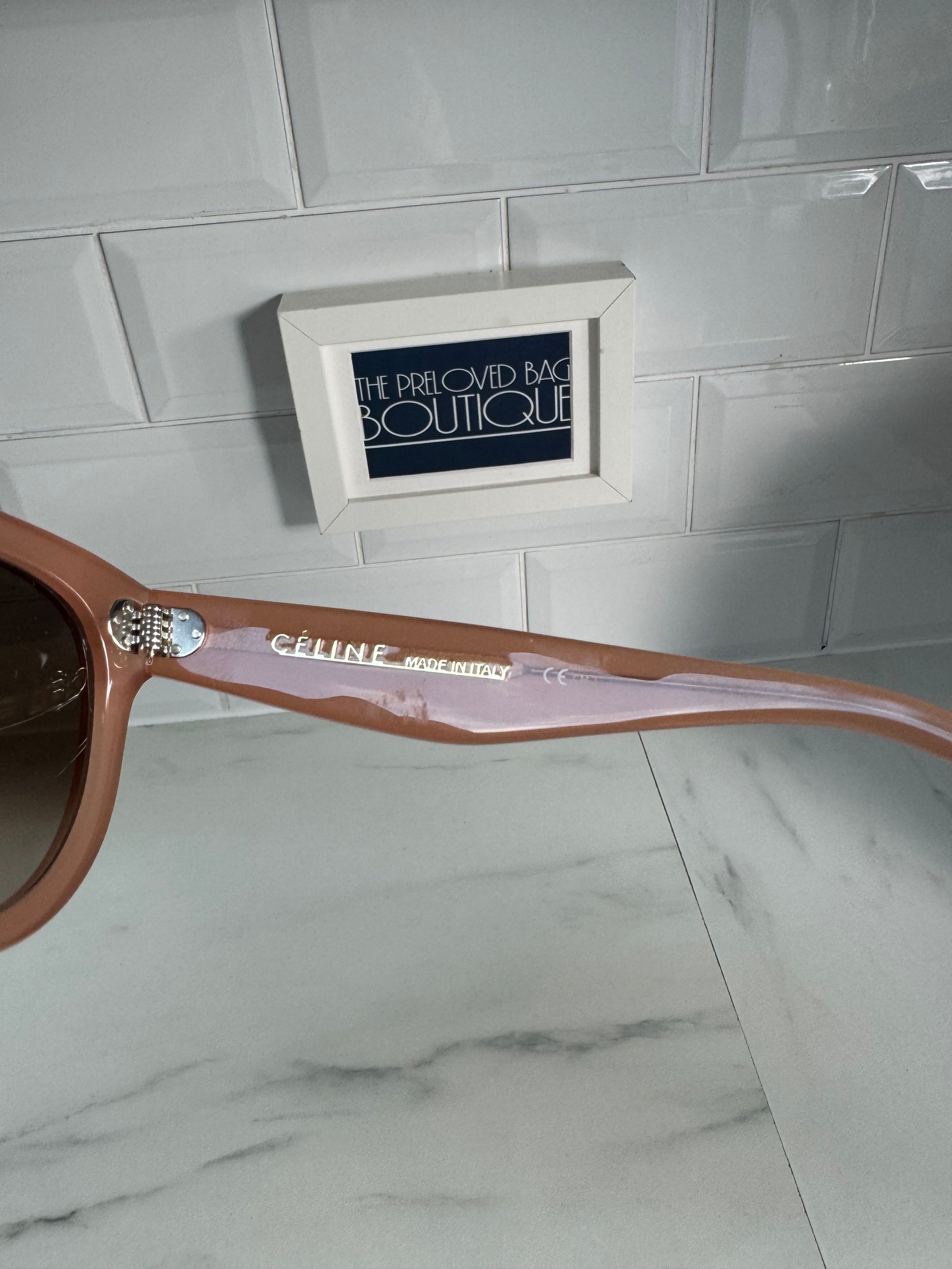 Celine Audrey Sunglasses Pink - Main Image
