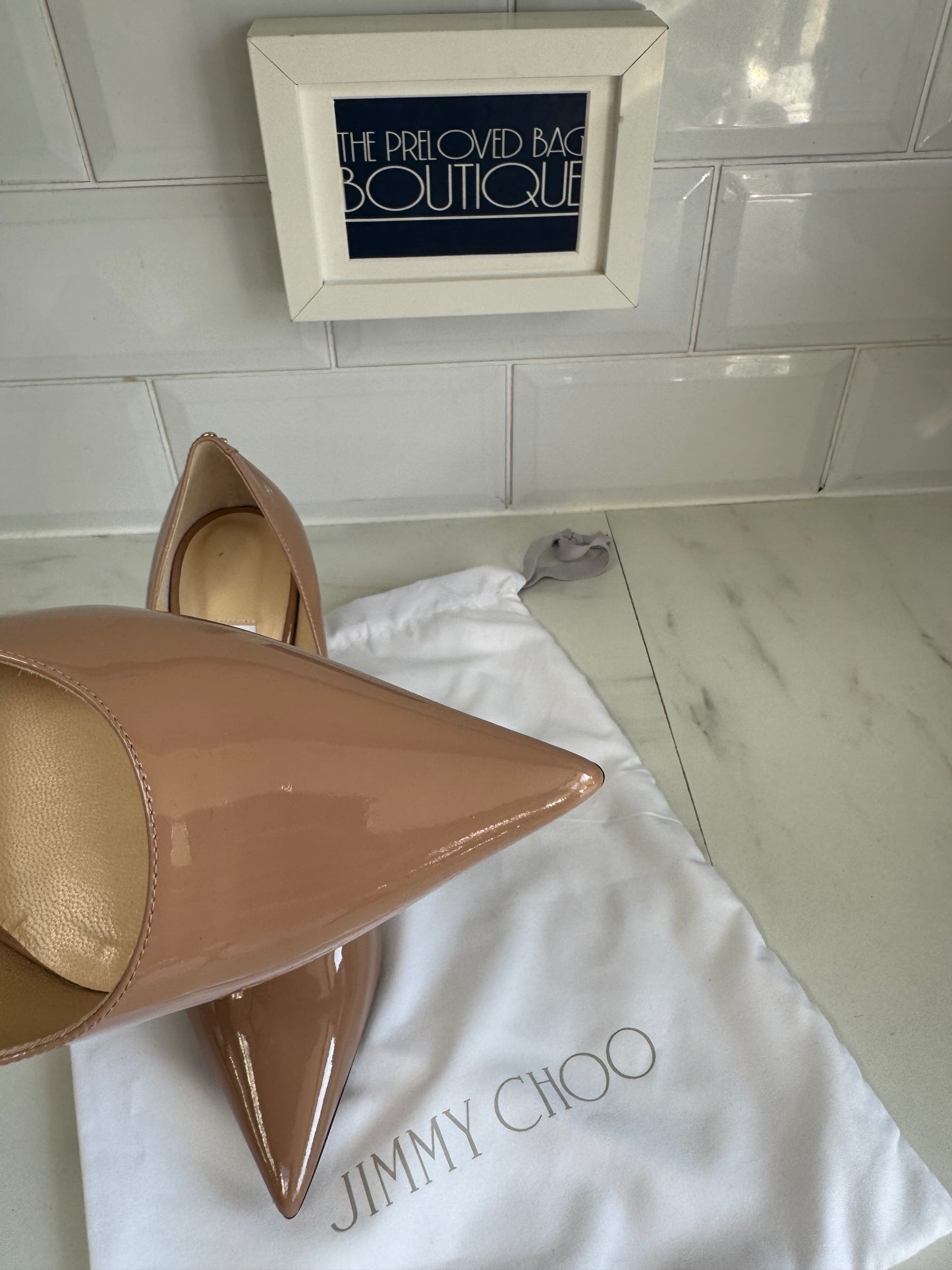 Jimmy Choo Love 100  Heels - Ballet Pink
