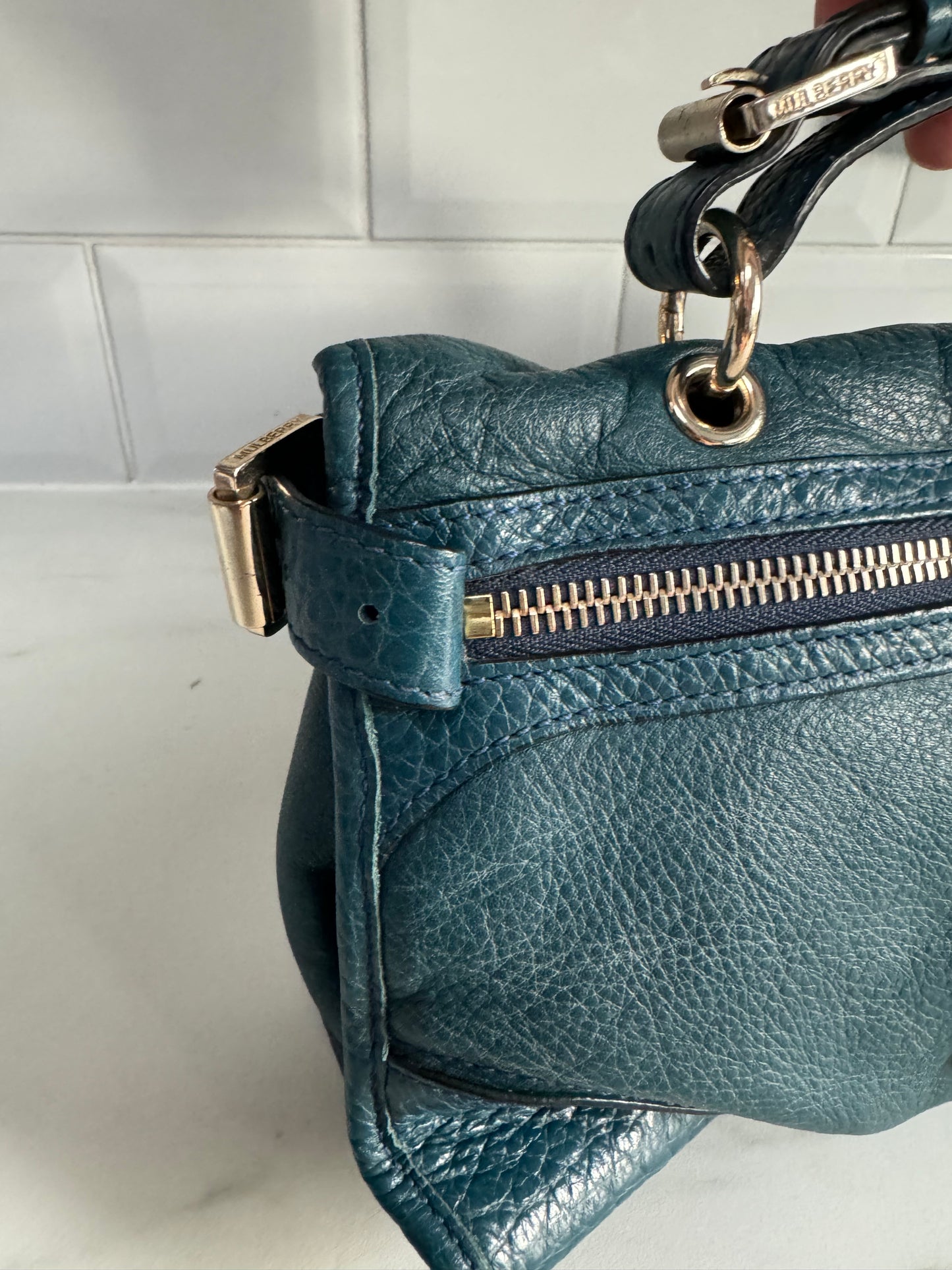 Mulberry Small Taylor - Petrol Blue