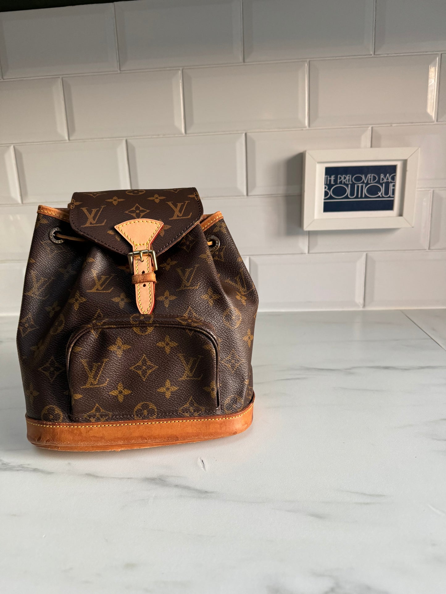 Louis Vuitton Vintage Montsouris Mini Backpack - Monogram