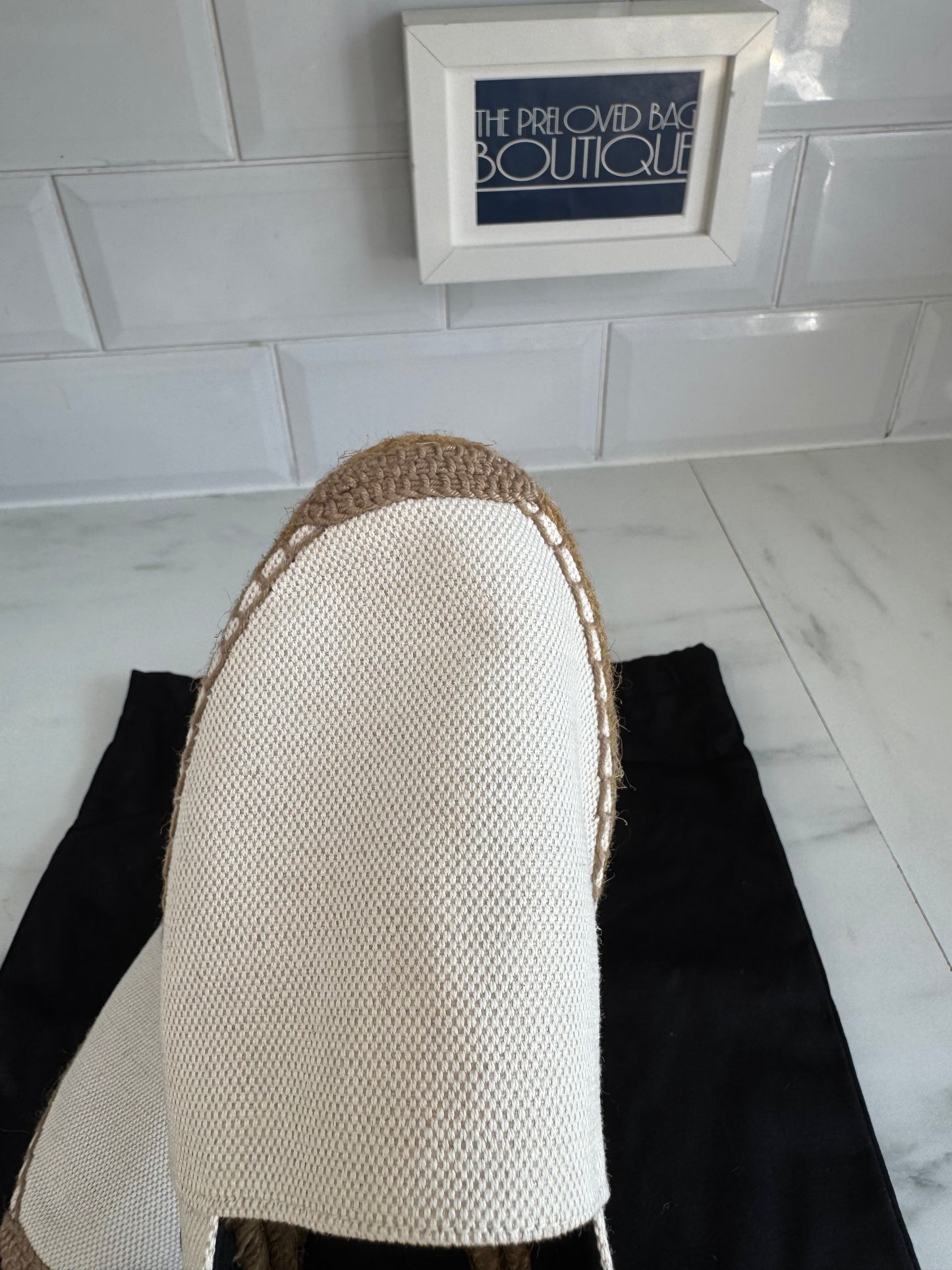 Saint Laurent Espadrilles (2) - Cream