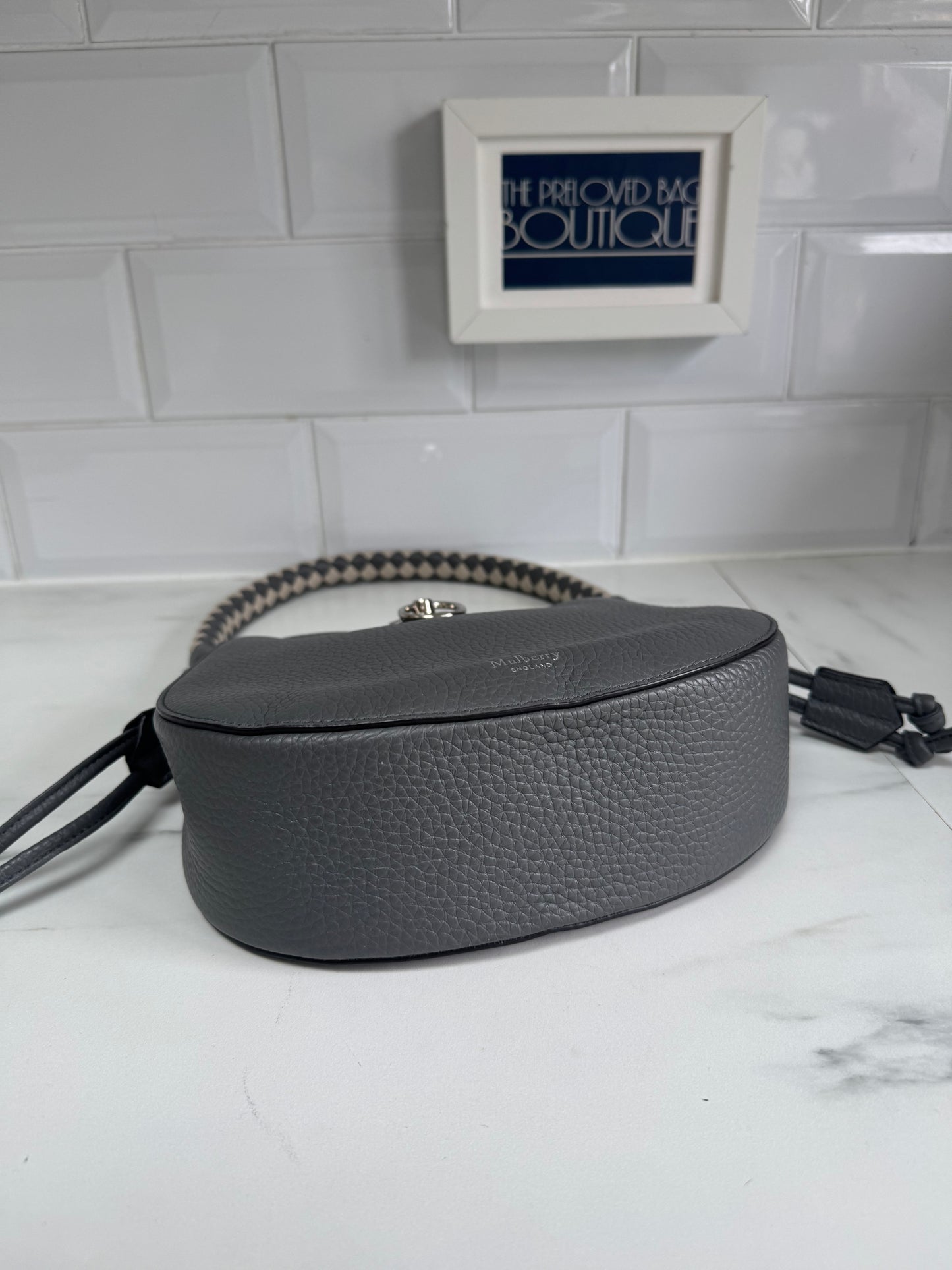 Mulberry Mini Iris Hobo - Charcoal