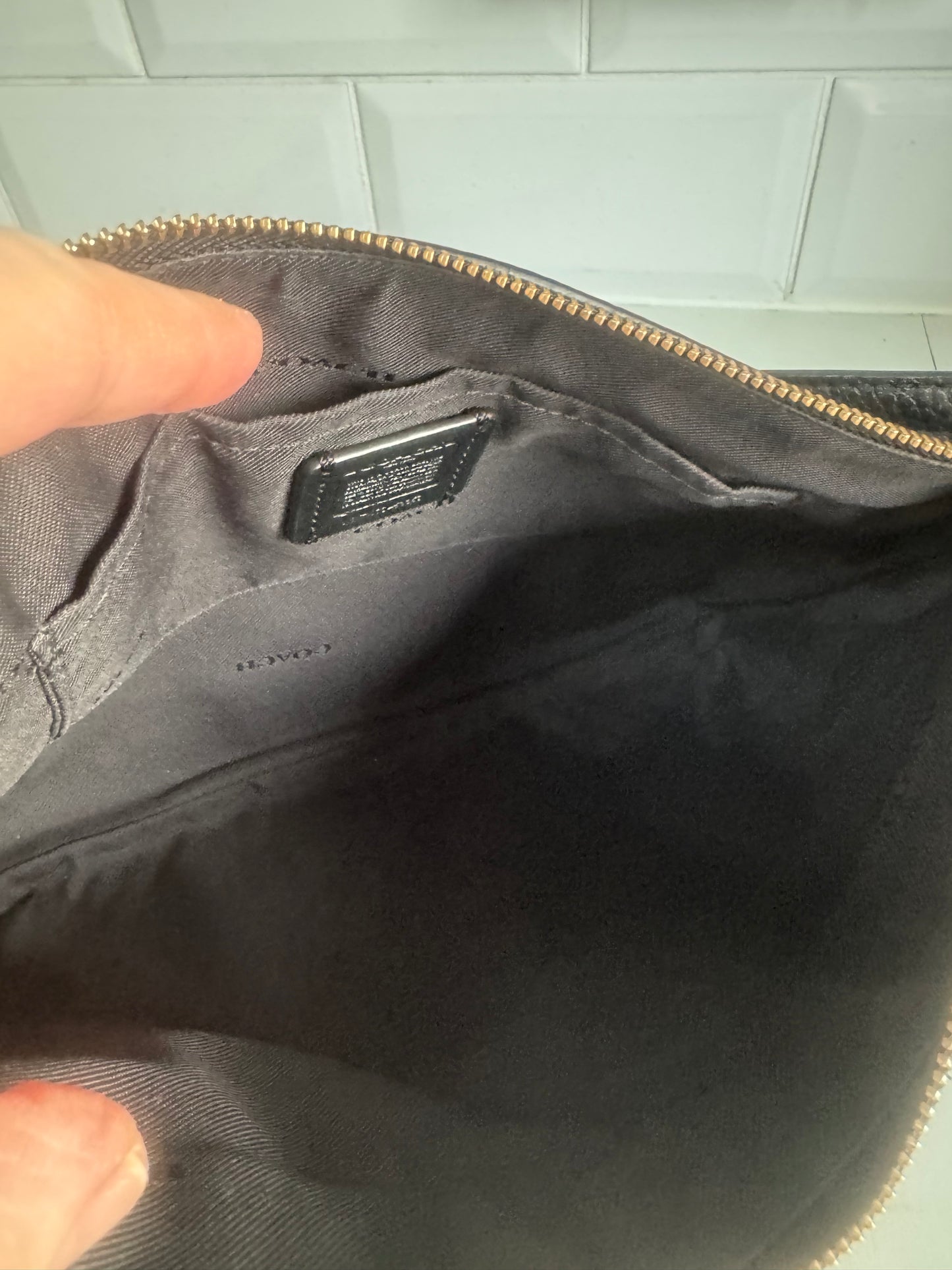 Coach Journal Crossbody - Black