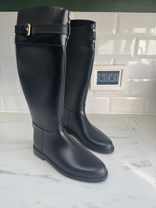 Mulberry Wellington Boots - Black