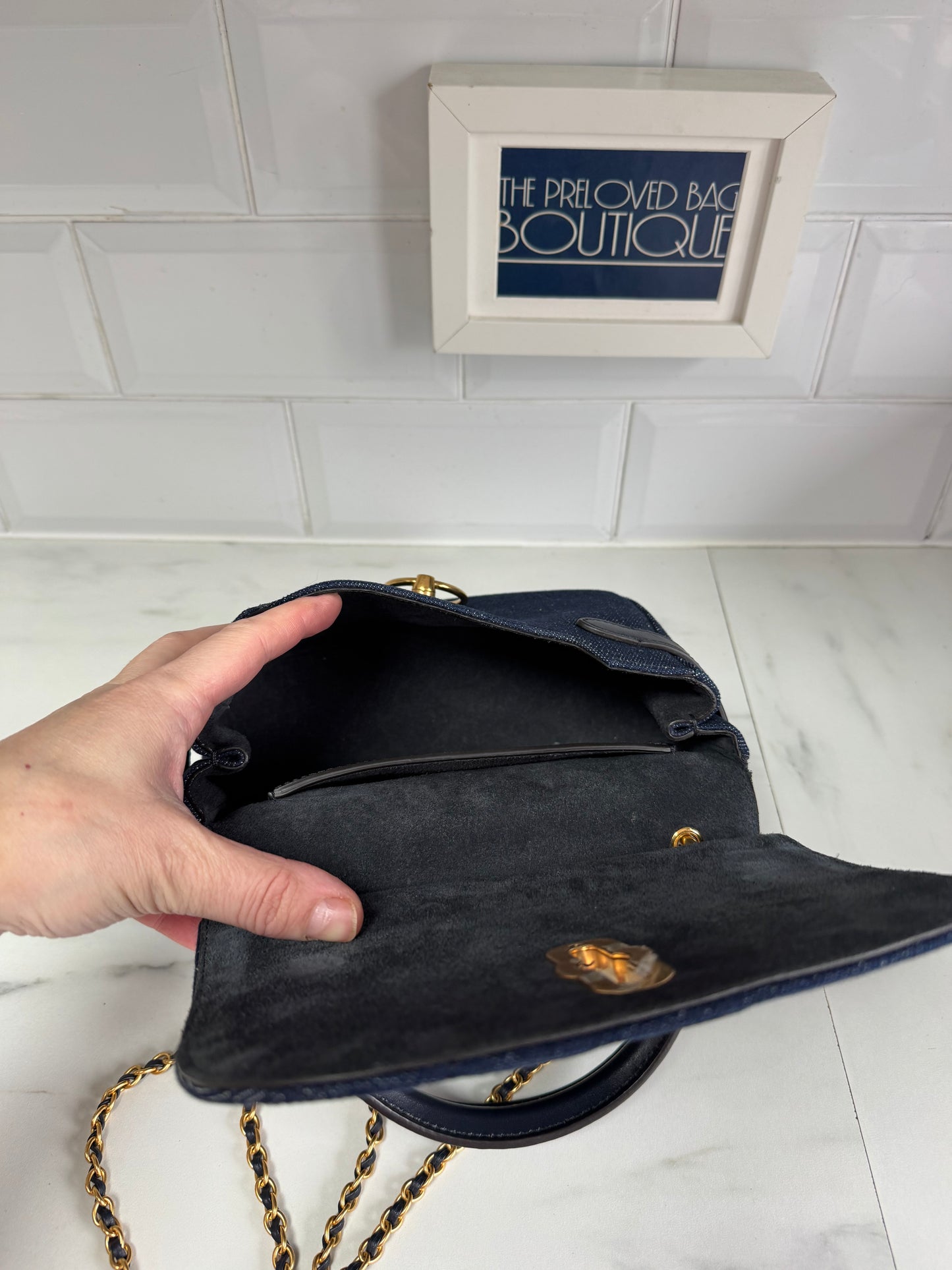 Mulberry Small Amberley - Denim