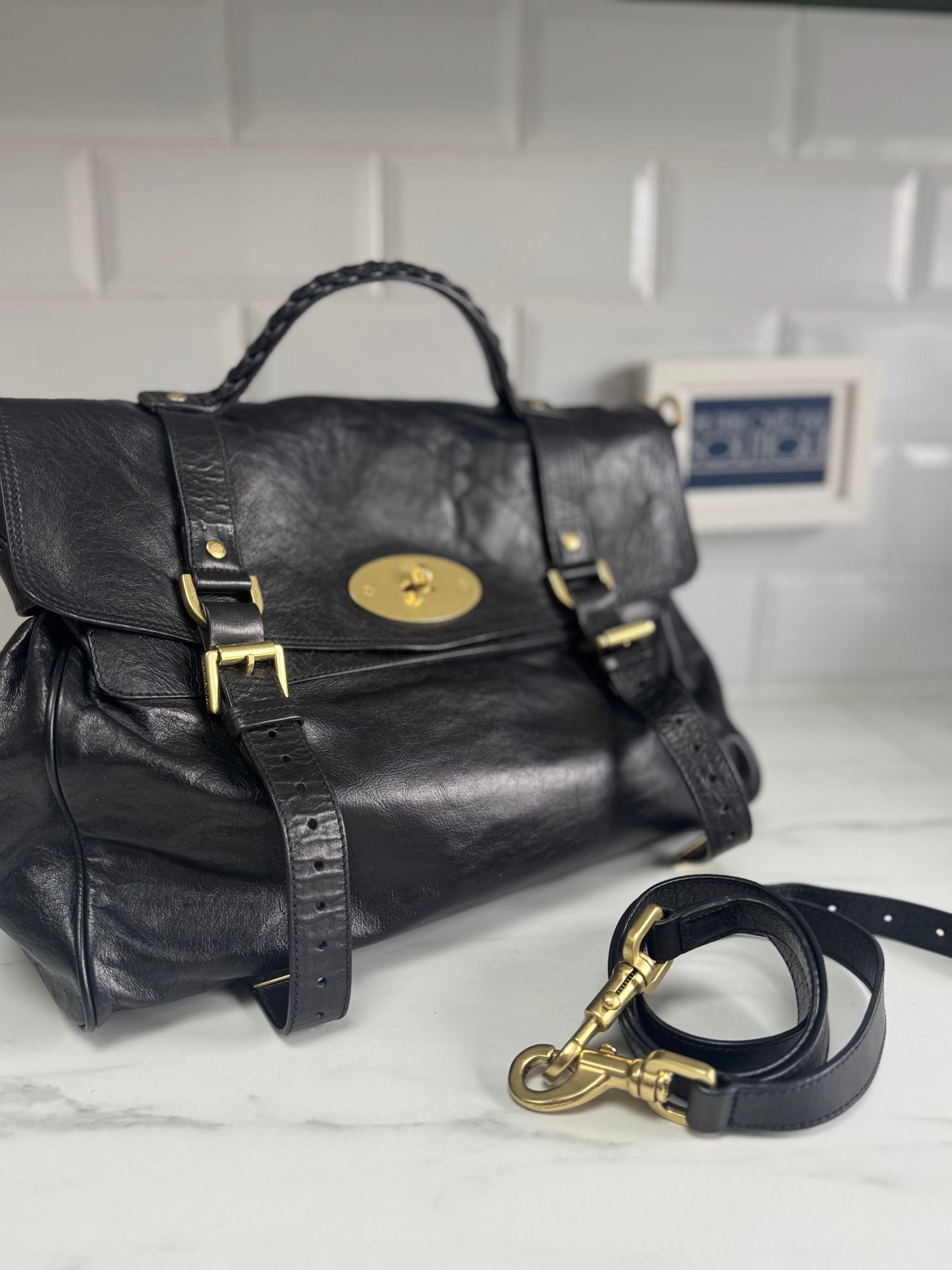 Mulberry Oversized Alexa - Black