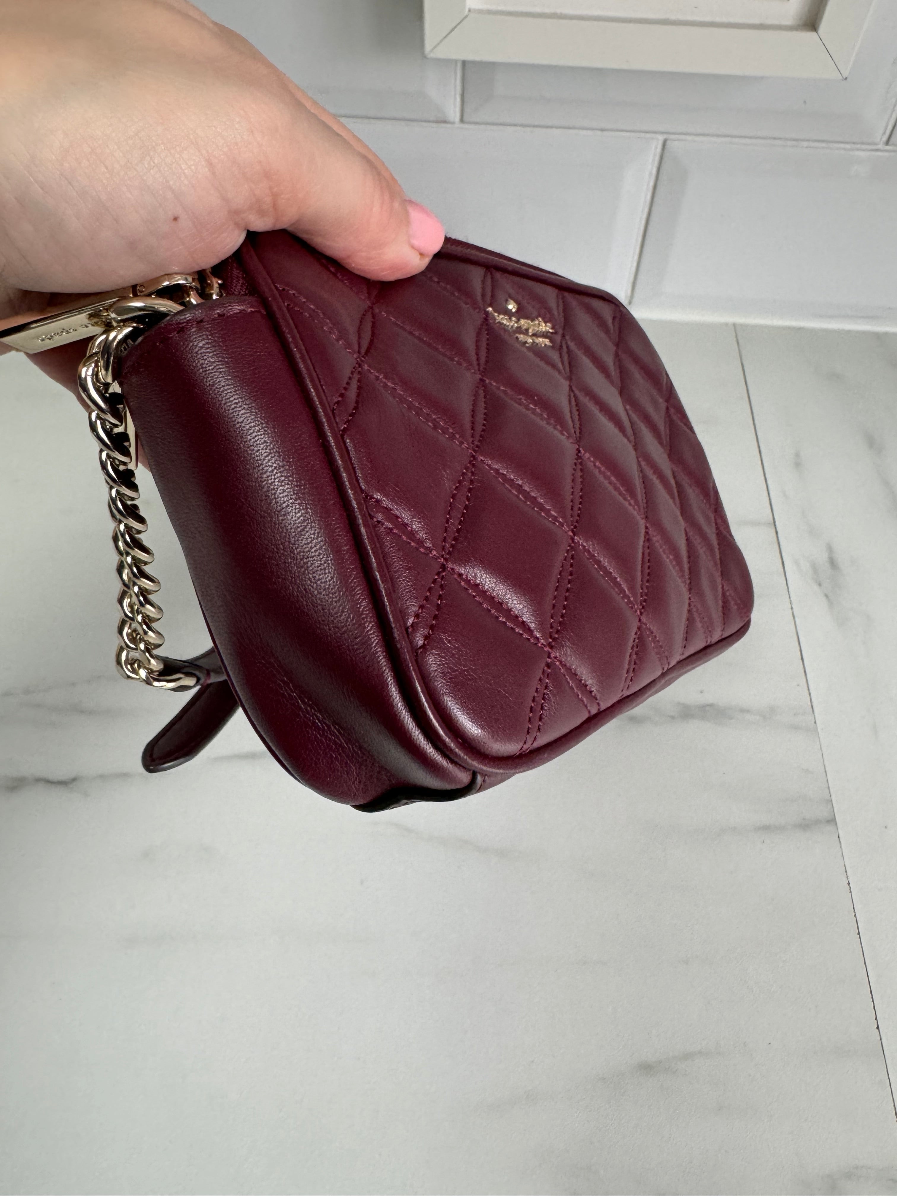 Kate spade best sale red velvet bag