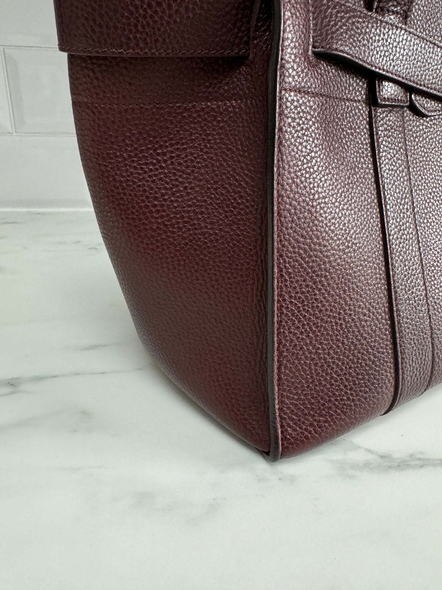 Mulberry Large Zipped Bayswater - Oxblood