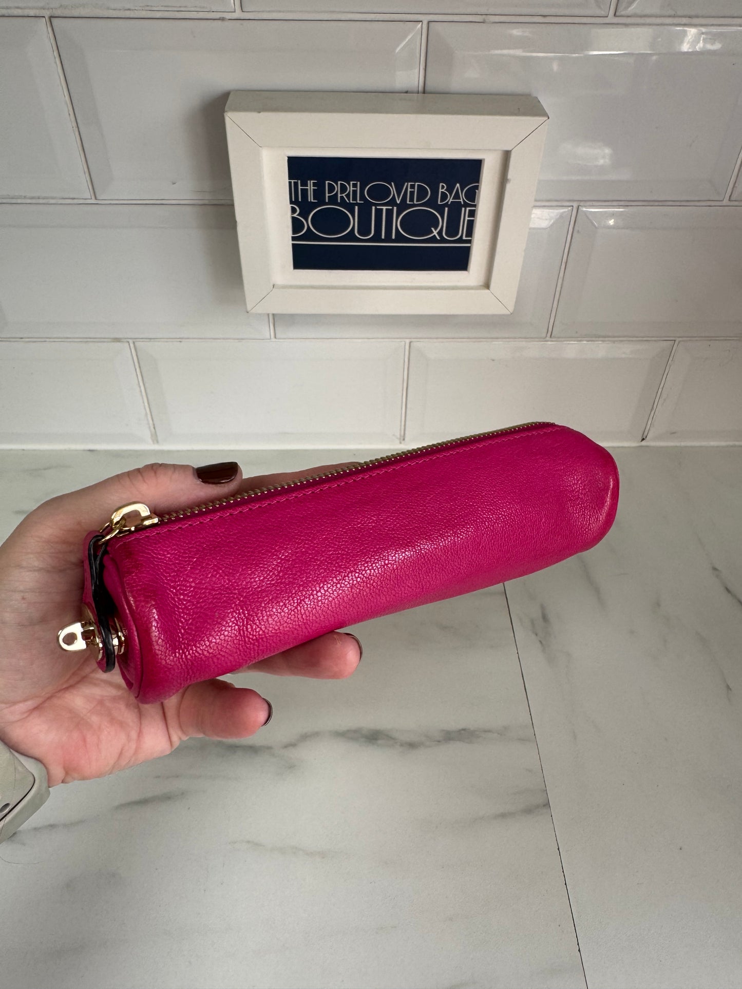Mulberry Pencil Case/Make up Bag - Pink