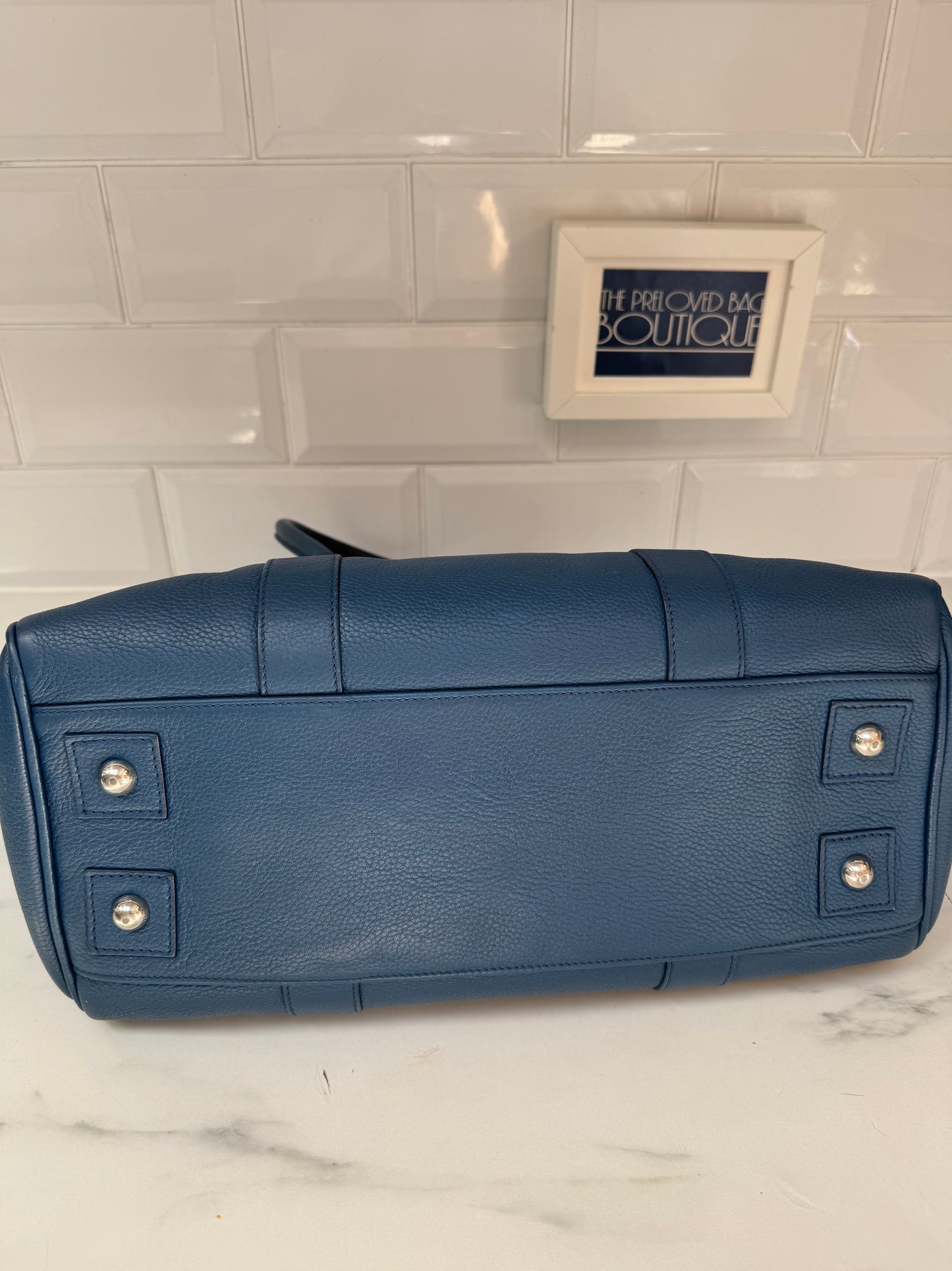 Mulberry Heritage Bayswater & Liner - Dark Blue