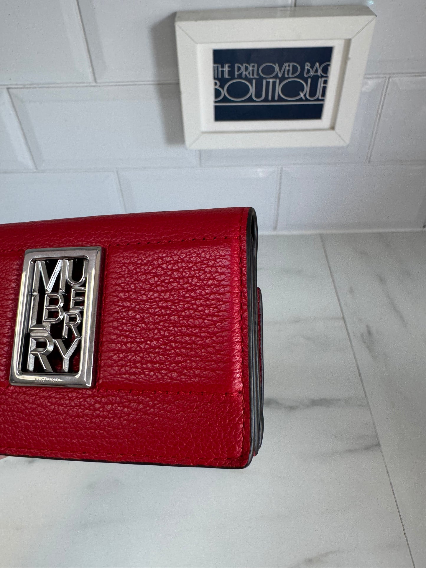 Mulberry Sadie Card Wallet - Lancaster Red