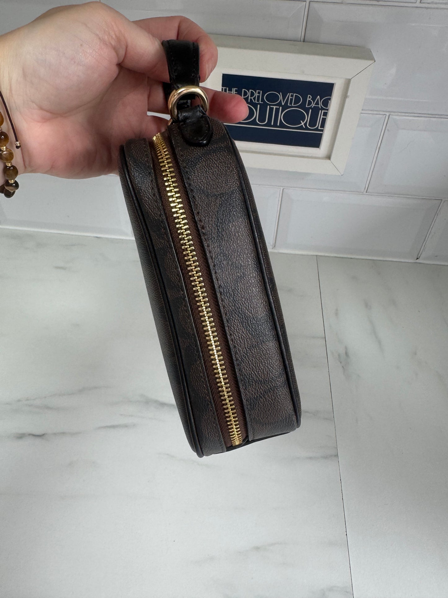 Coach Eva Crossbody Phone Bag - Brown