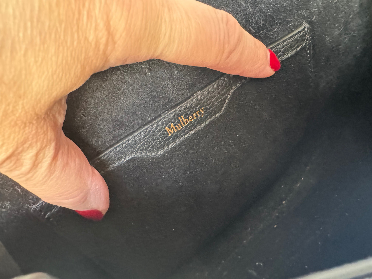Mulberry Large Amberley - Black