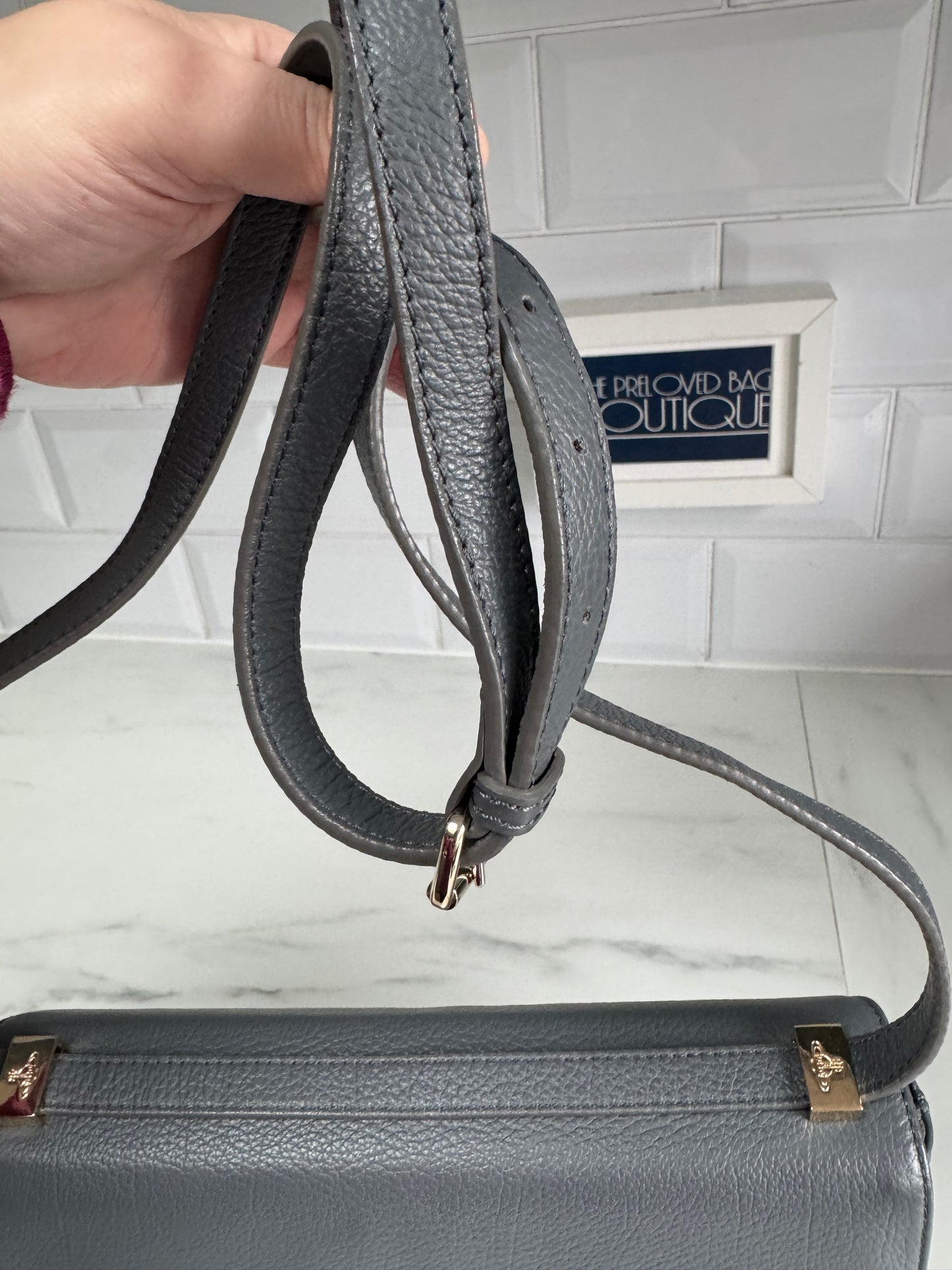 Vivienne Westwood “Balmoral” Shoulder Bag - Grey