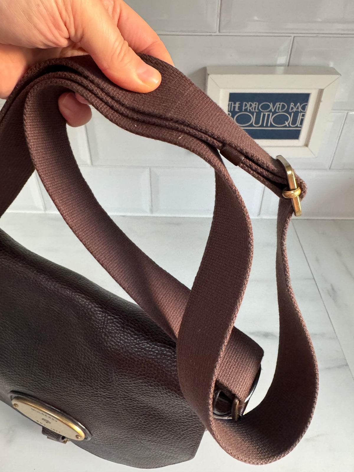 Mulberry Bonnie Satchel - Chocolate Brown