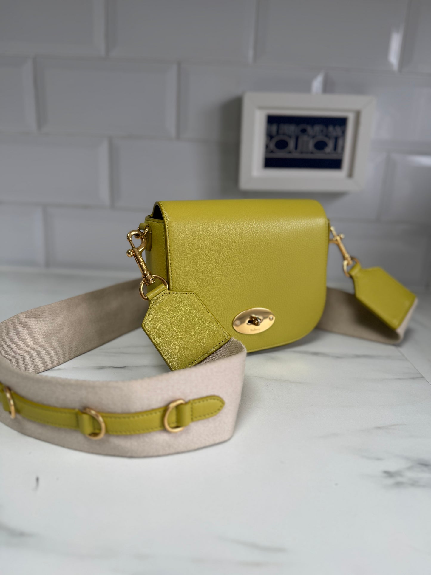 Mulberry Small Darley Satchel - Meadow Green