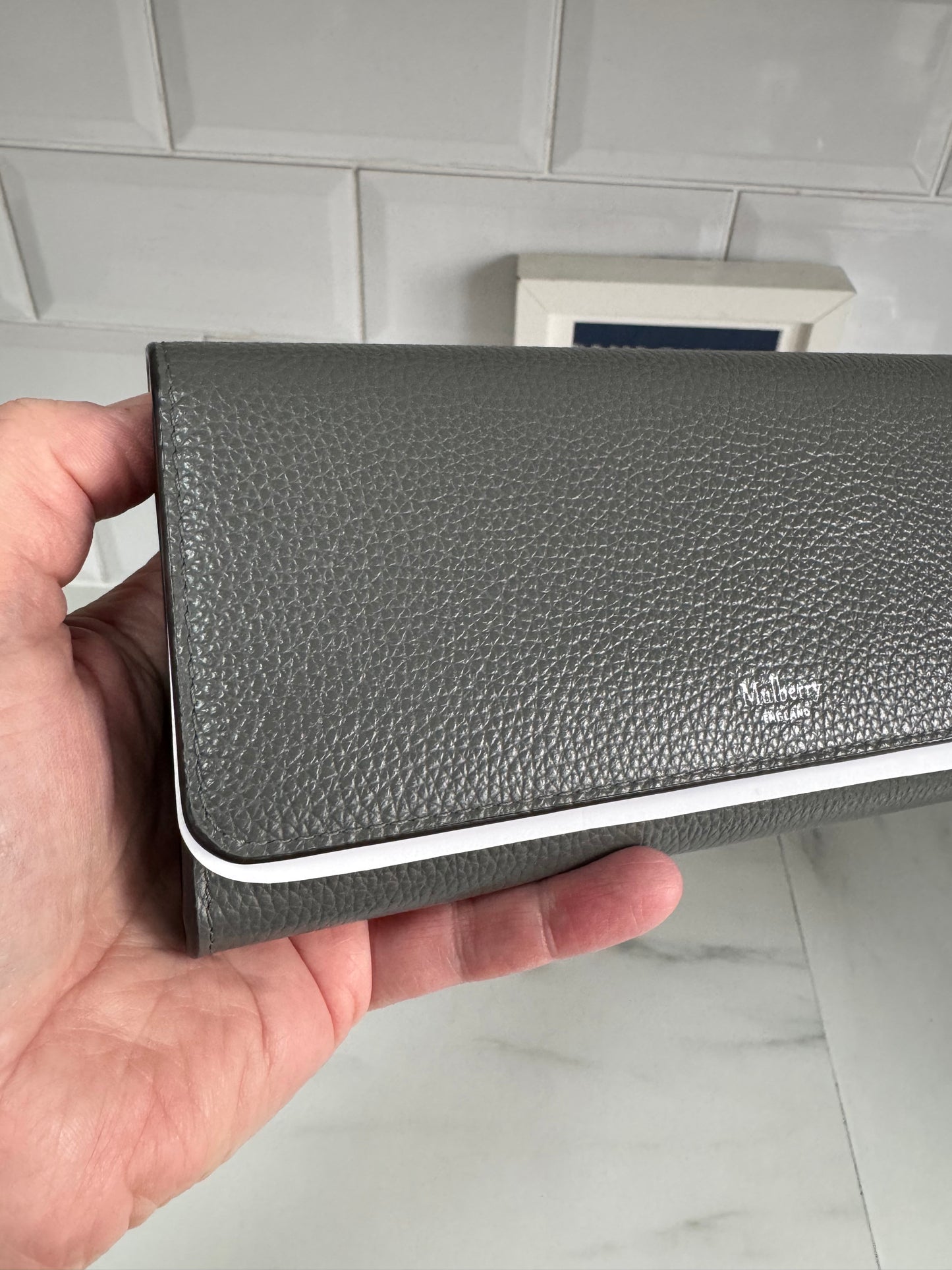 Mulberry Continental Wallet - Charcoal Grey