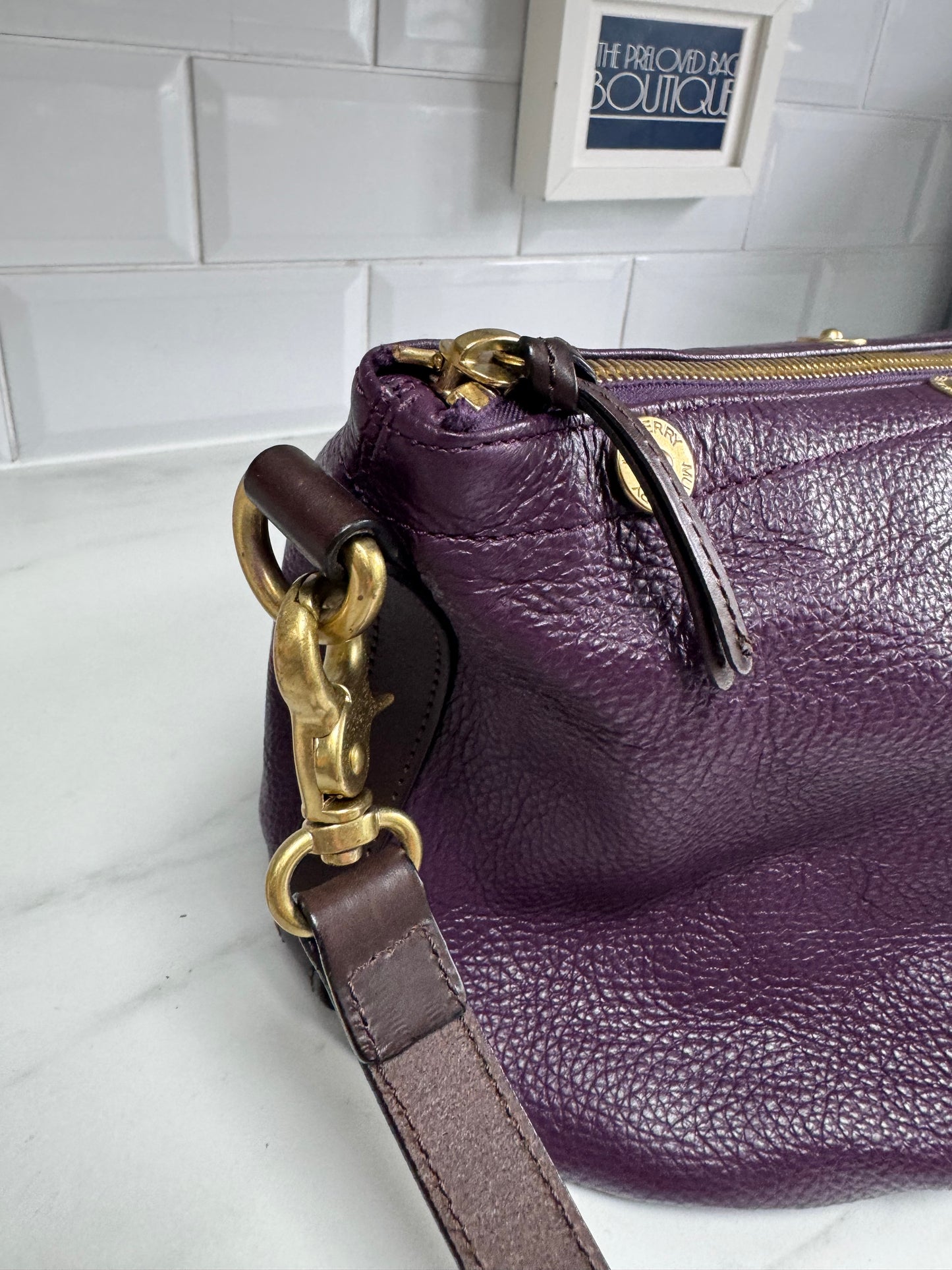 Mulberry Mitzy Tote - Eggplant