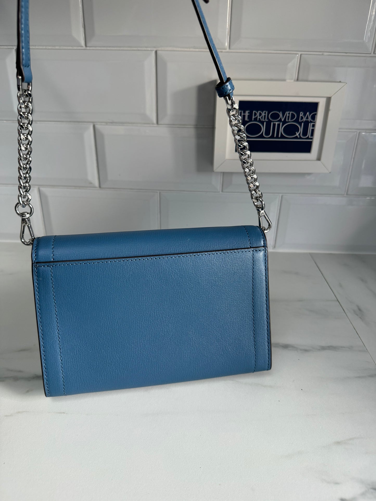 Michael Kors Kinsley WOC - Denim Blue