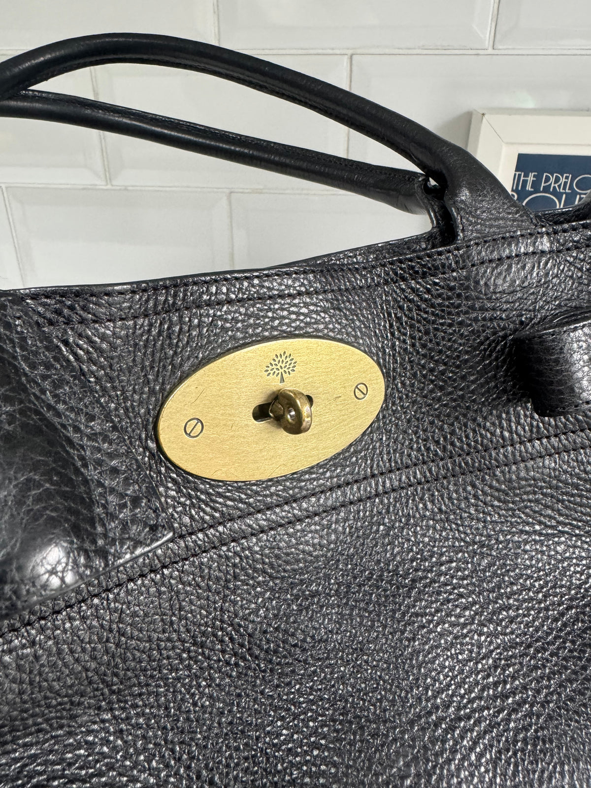 Mulberry Postmans Lock Open Top Tote - Black