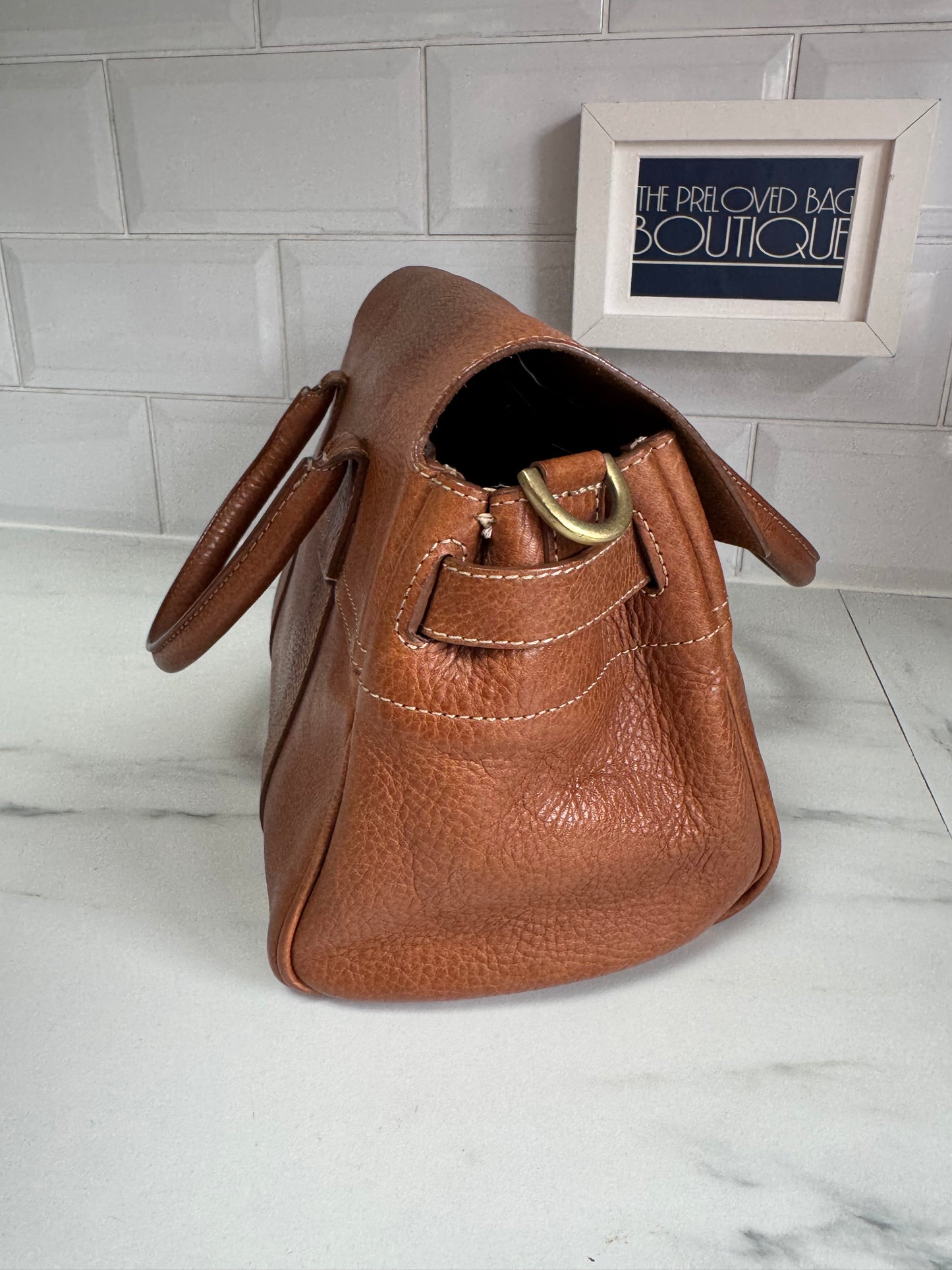 Mulberry SmallBayswater Satchel - Oak