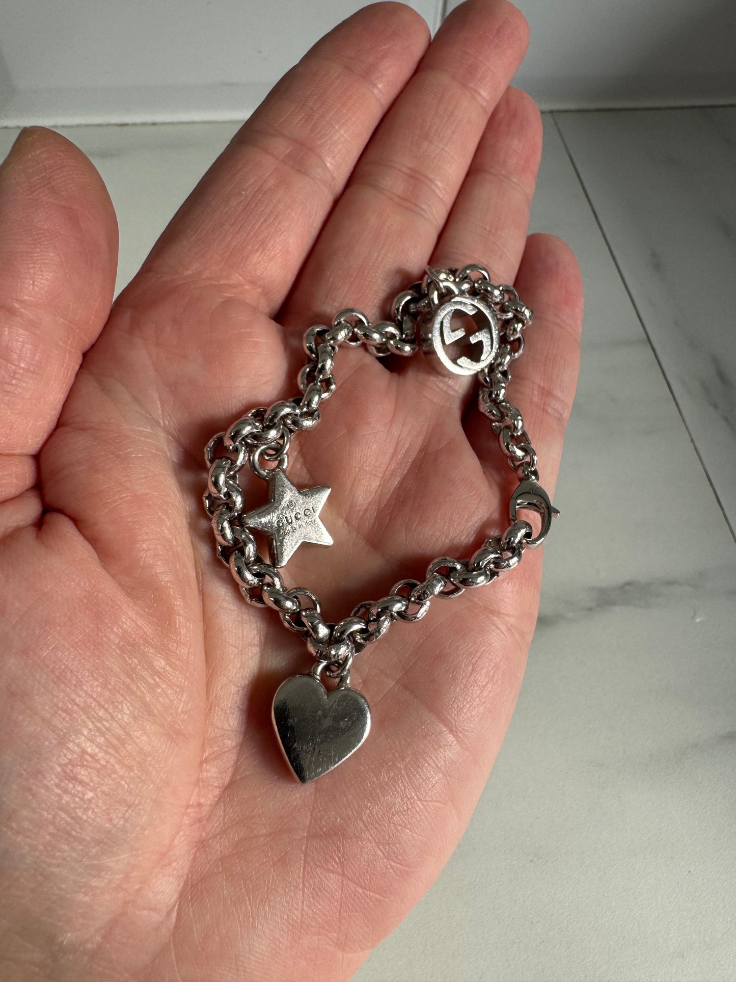 Gucci Charm Bracelet - Silver