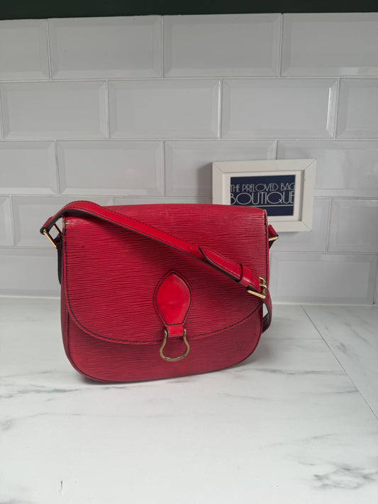 Louis Vutton Vintage St Cloud - Red Epi Leather