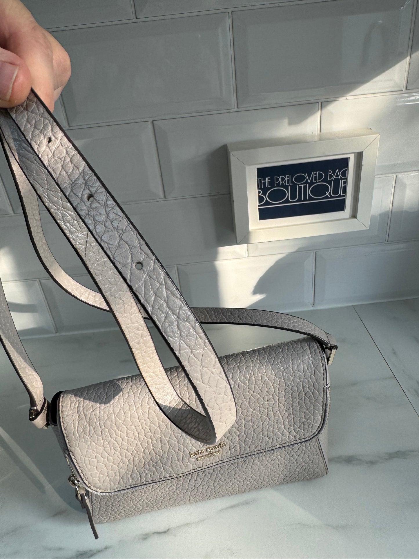 Kate Spade Carter Street Berrin Shoulder Bag - Grey