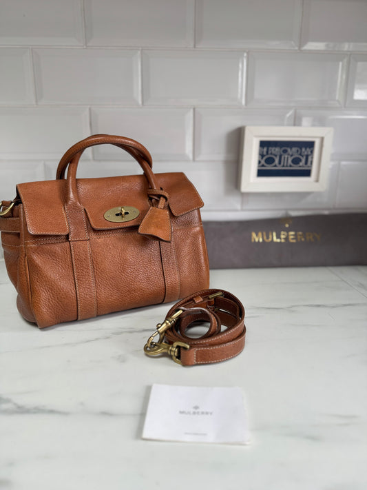 Mulberry SmallBayswater Satchel - Oak