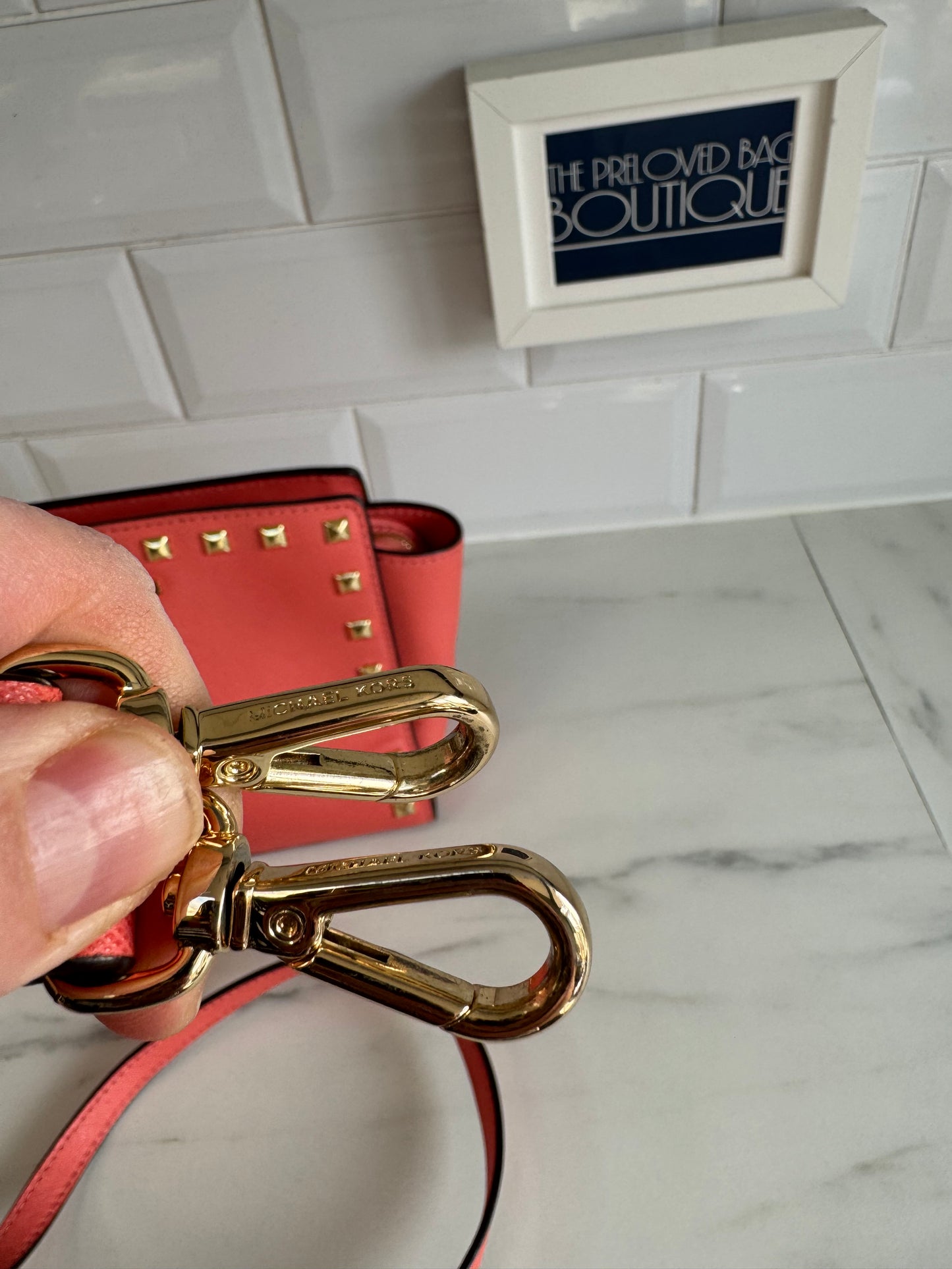 Michael Kors Selma Bag - Coral