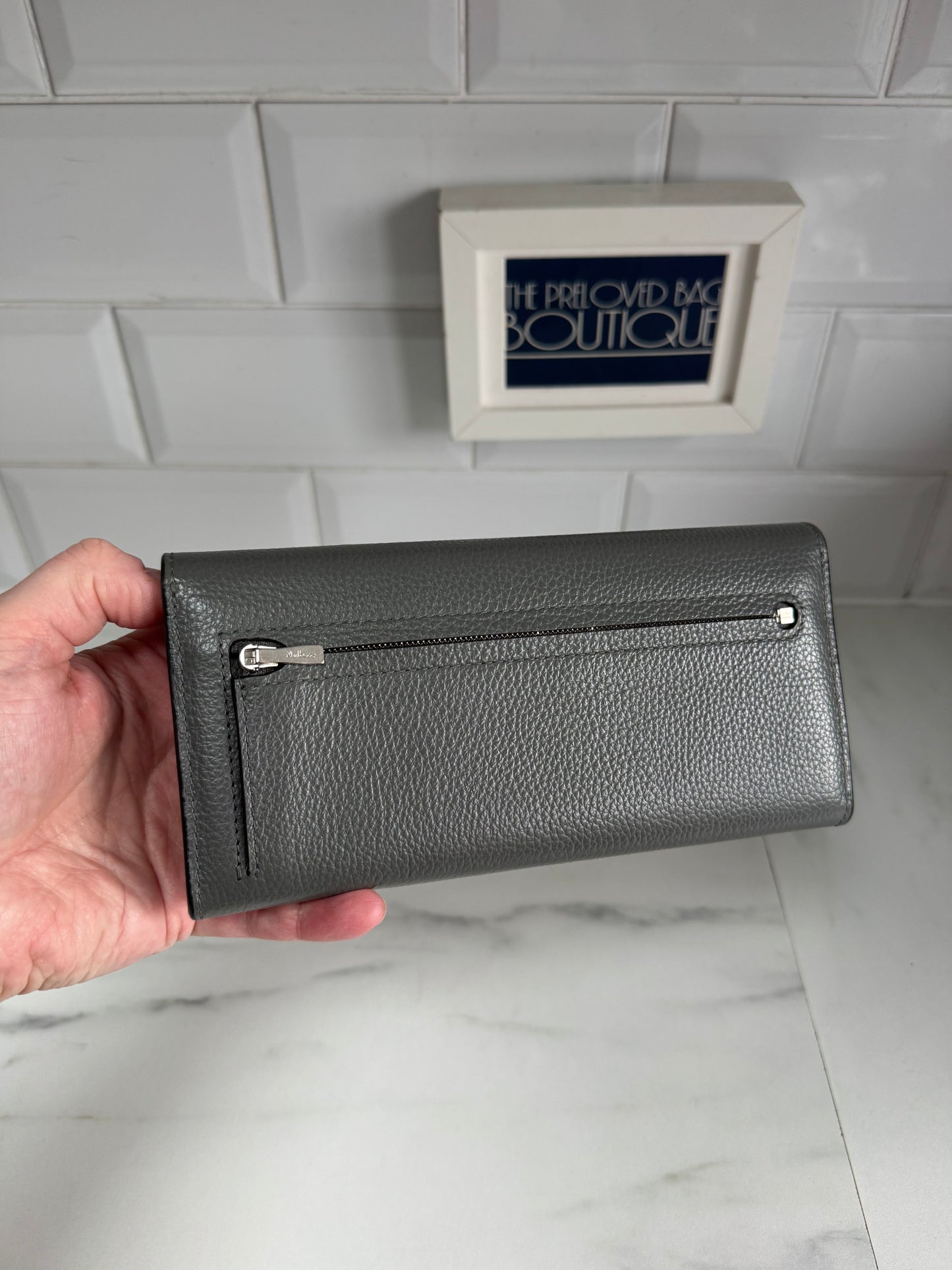 Mulberry Continental Wallet - Charcoal Grey