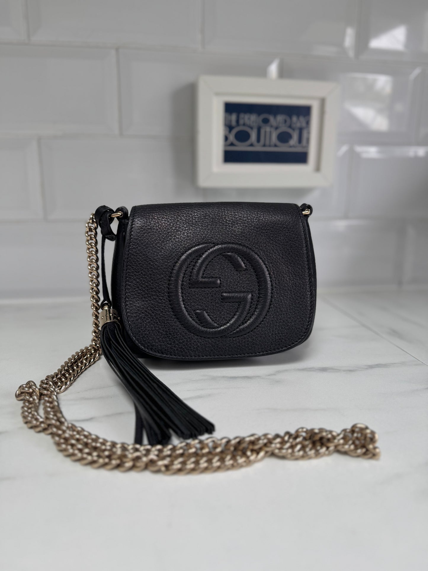 Gucci Small Soho Flap - Black