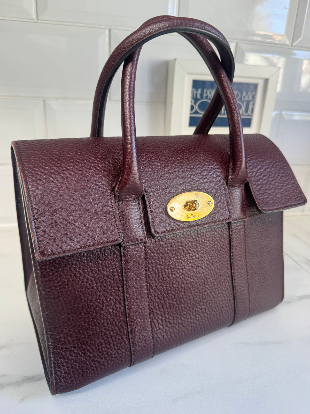 Mulberry Small Bayswater - Oxblood