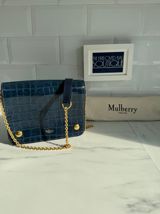 Mulberry Large Clifton - Navy