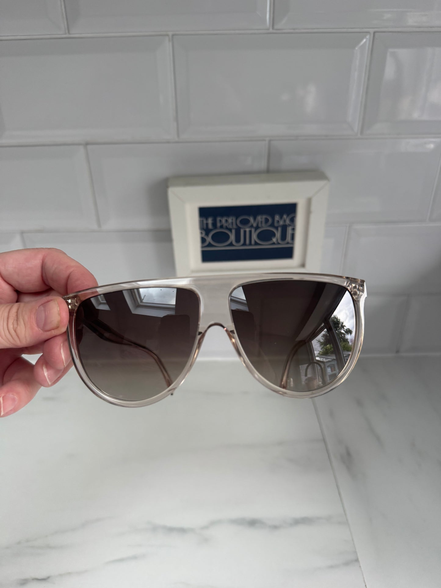 Celine Thin Shadow Sunglasses - Grey