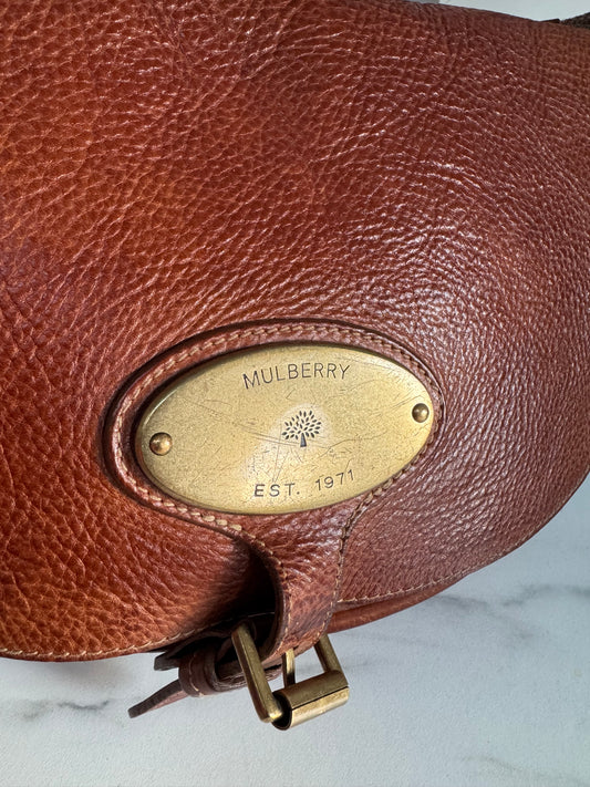 Mulberry Bonnie Satchel - Oak
