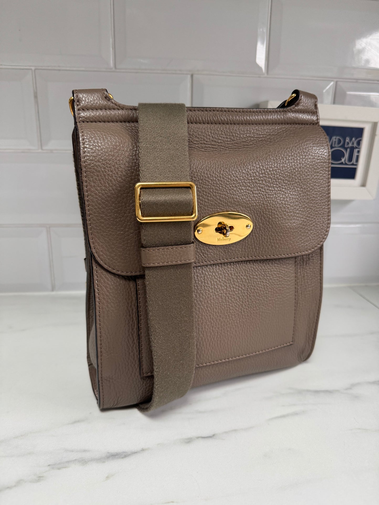 Mulberry Antony Messenger - Clay