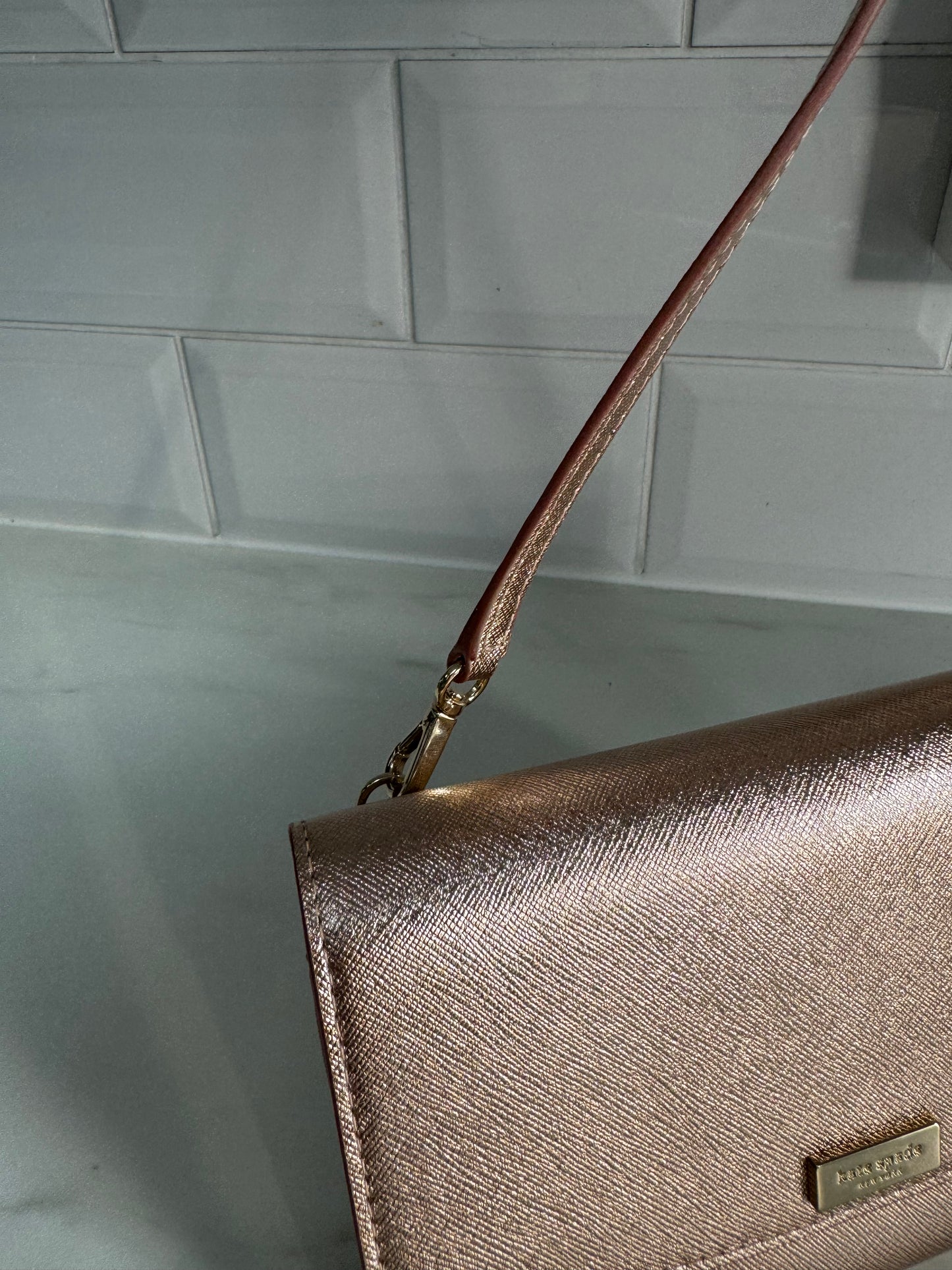 Kate Spade WOC - Metallic Rose Gold