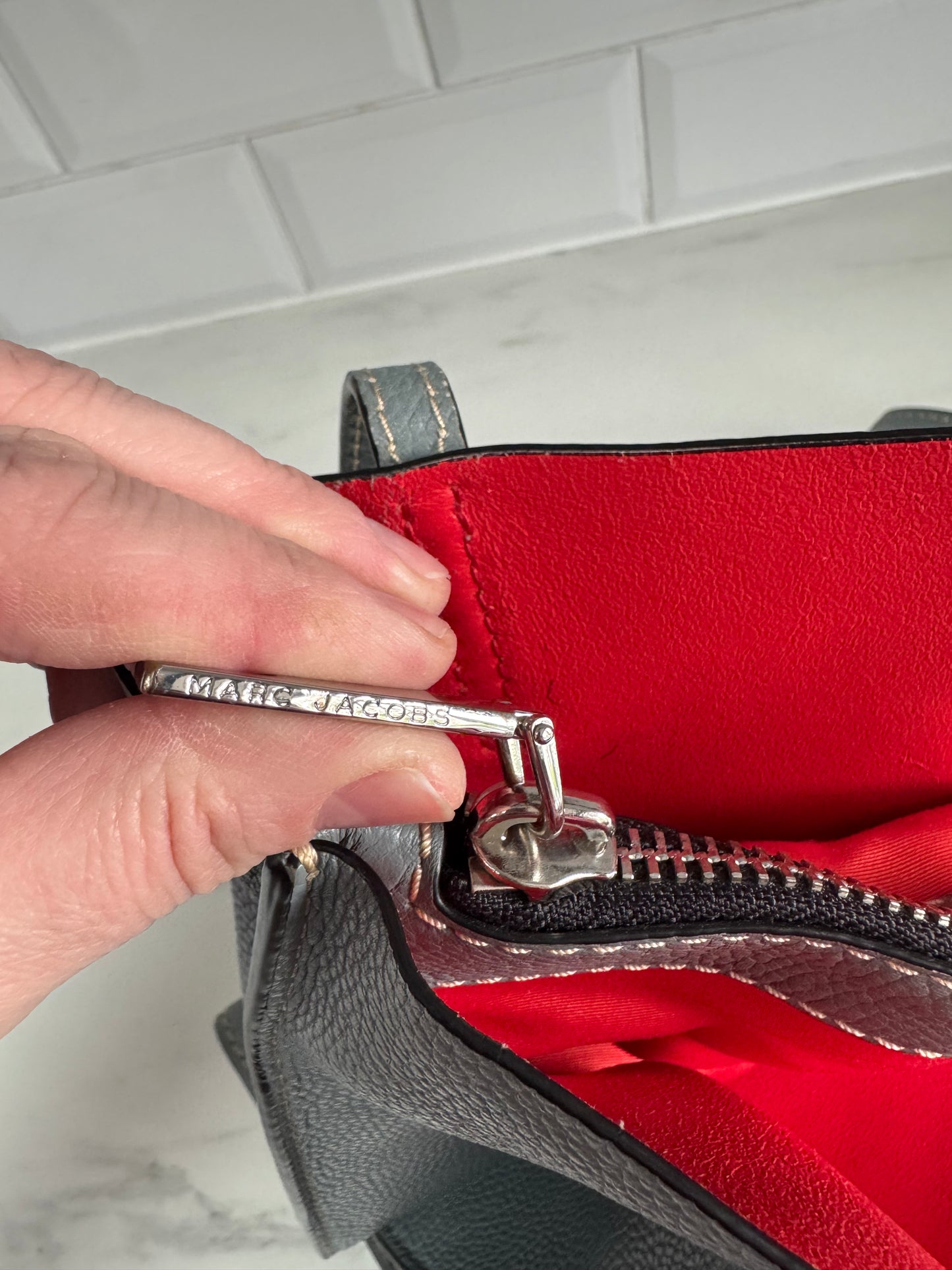 Marc Jacobs Grind Tote - Dove Grey