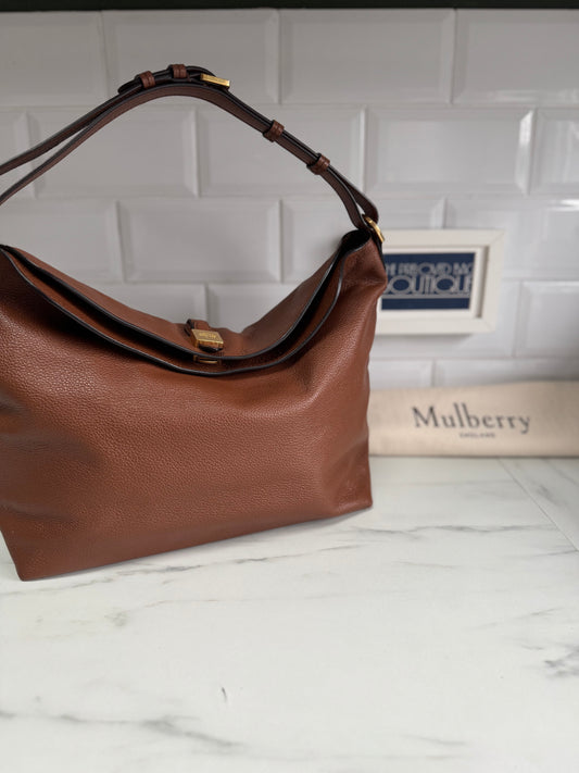 Mulberry Tessie Hobo - Oak