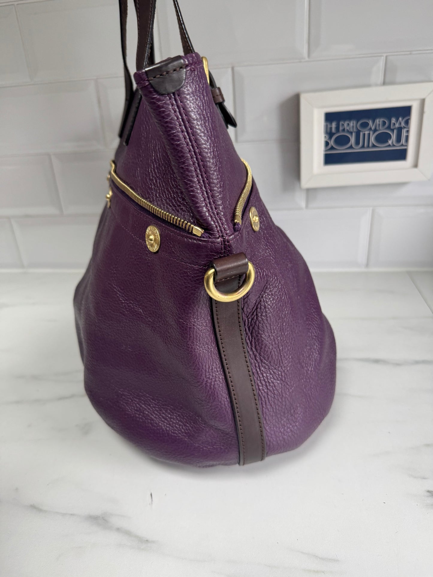 Mulberry Mitzy Tote - Eggplant