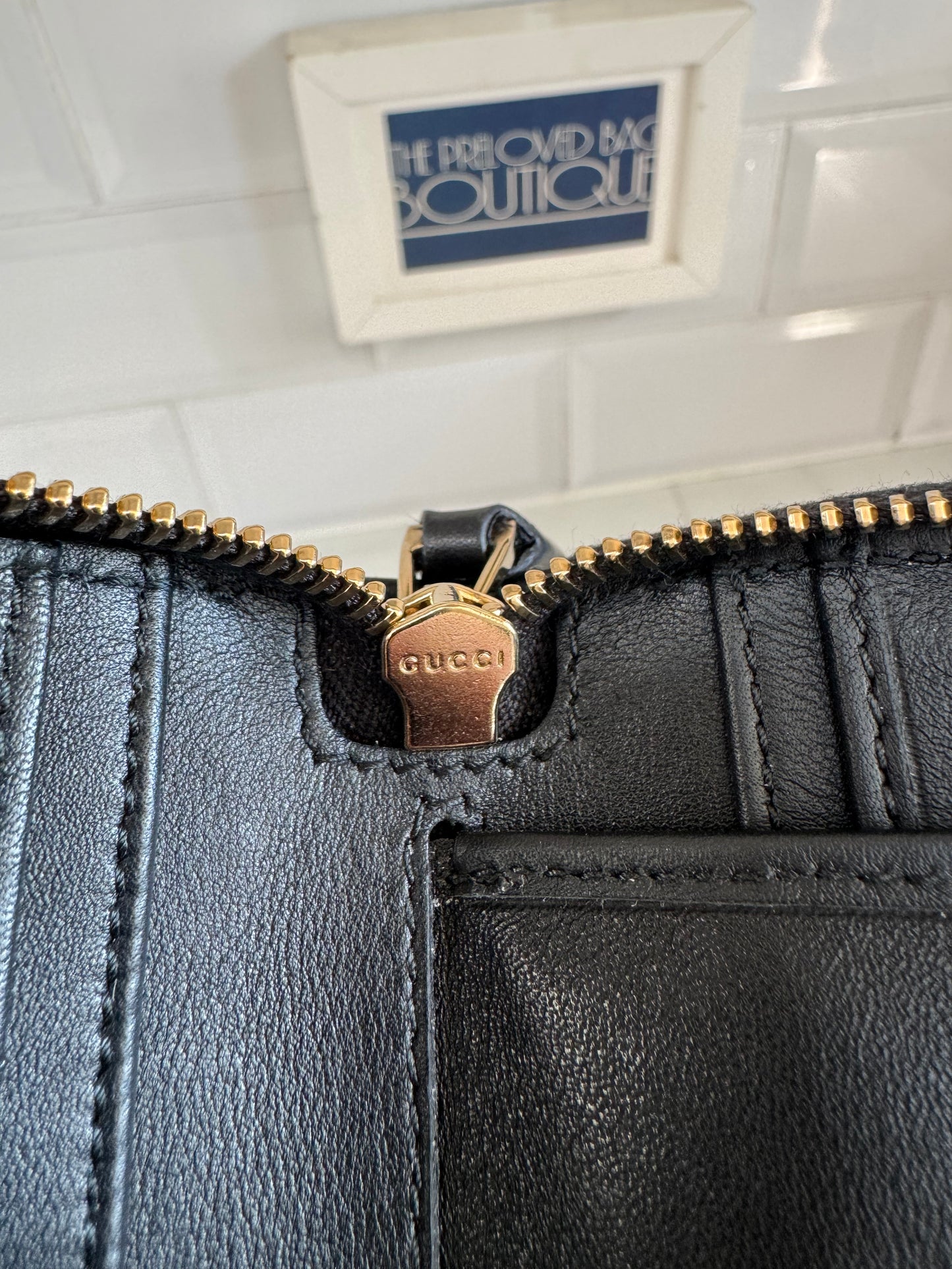Gucci Guccissima Wallet - Black