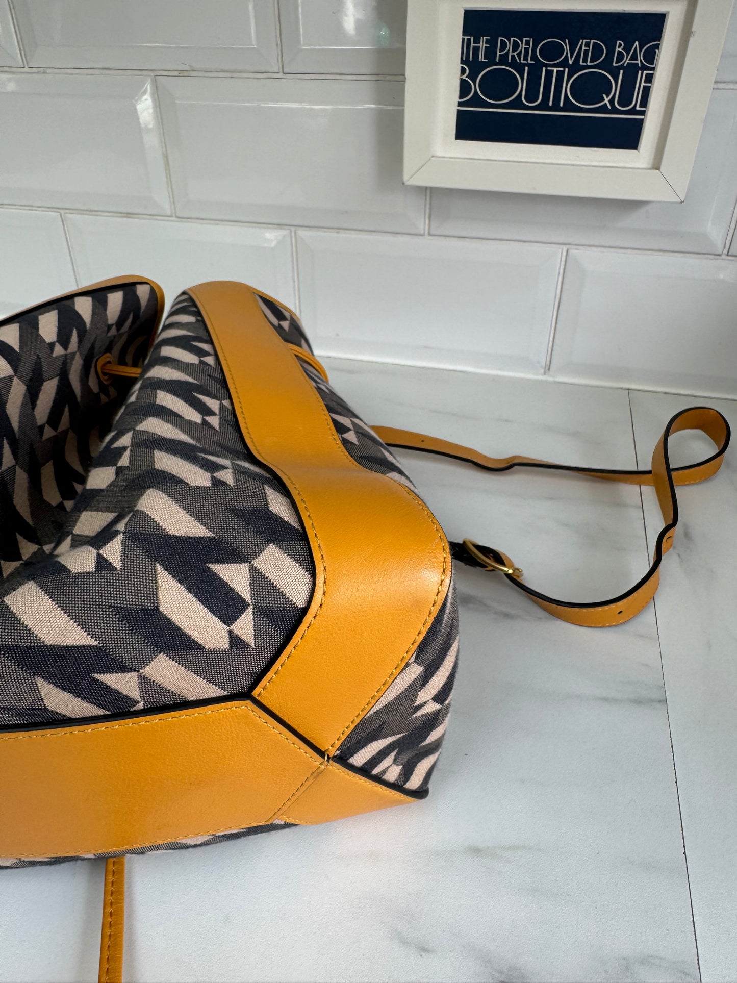 Mulberry Small Millie Tote - Deep Amber & Monogram