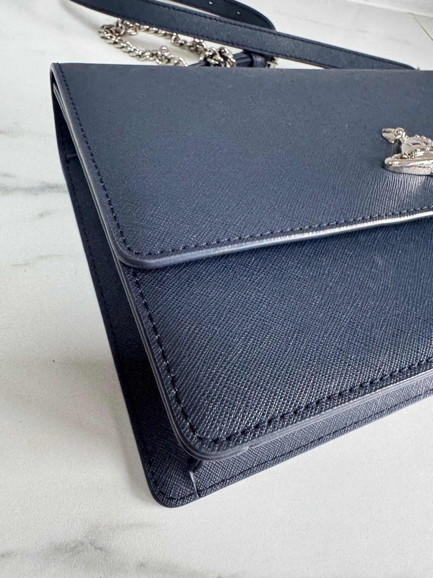 Vivienne Westwood Flap Bag - Blue