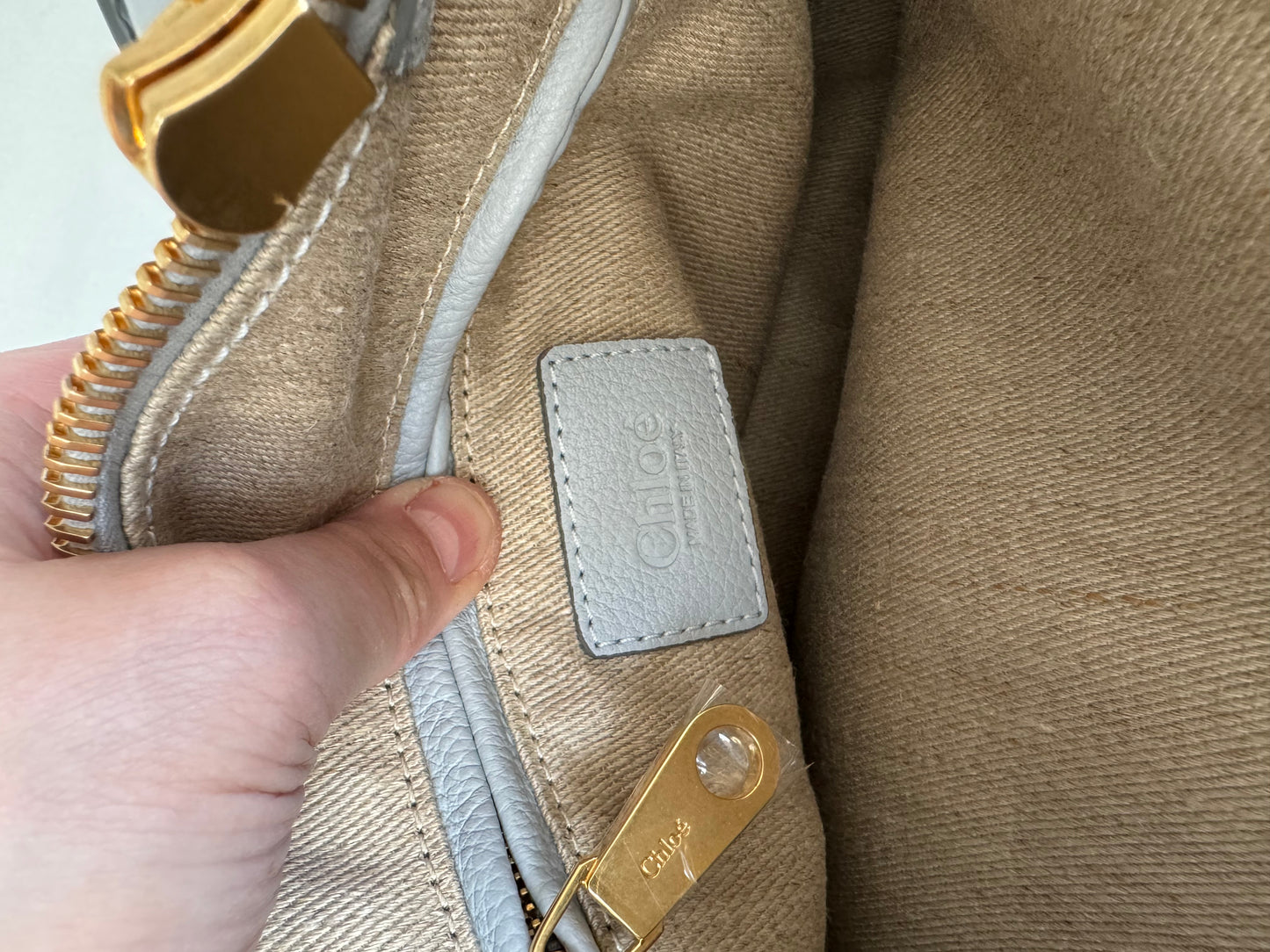 Chloé Small Marcie Saddle Bag - Washed Blue