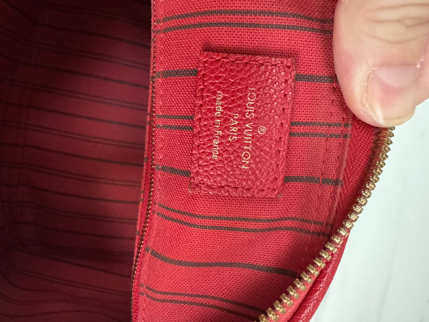 Louis Vuitton Speedy 25 Bandouliere - Red Emperiente