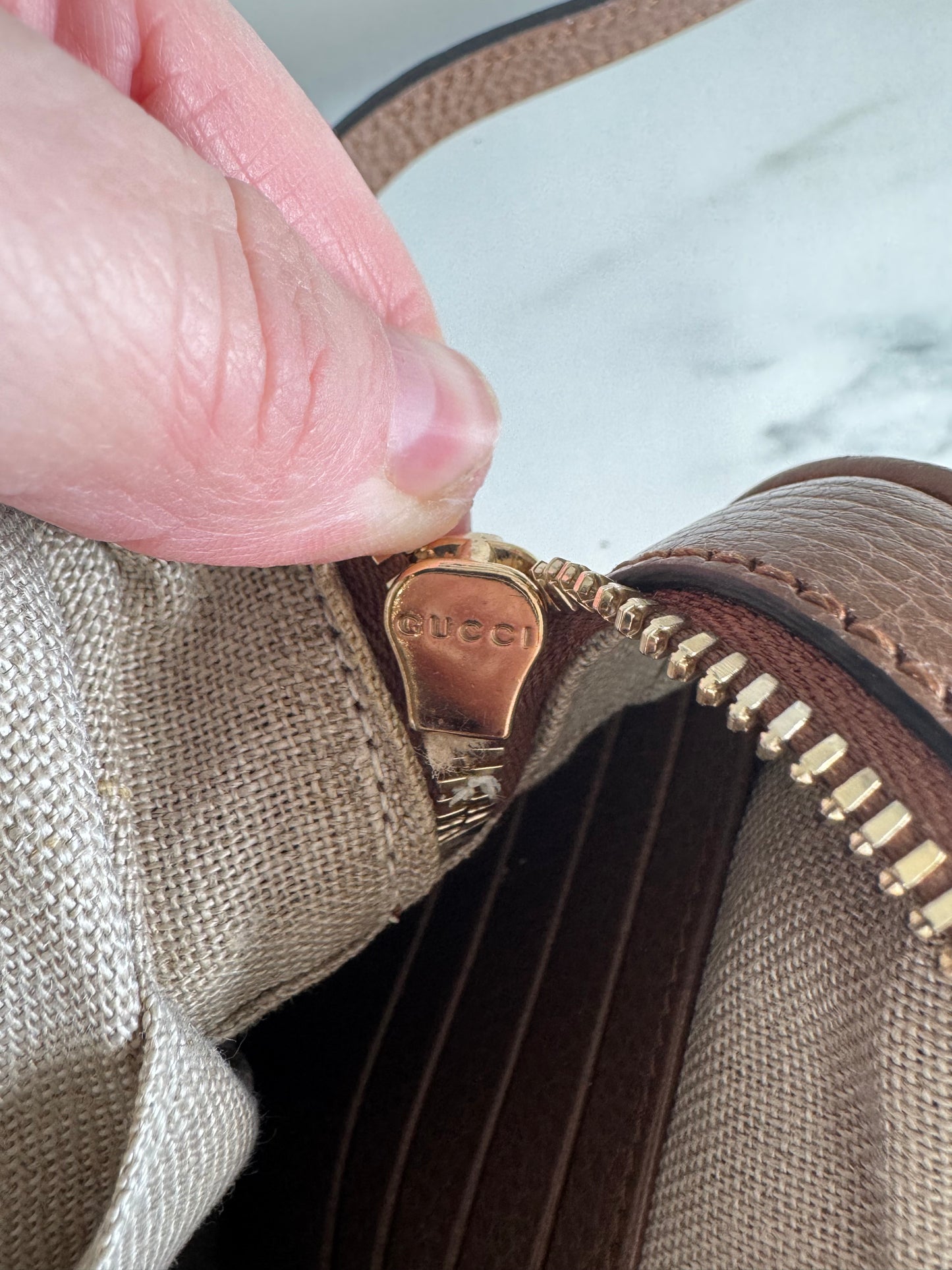 Gucci Bree Crossbody - Brown