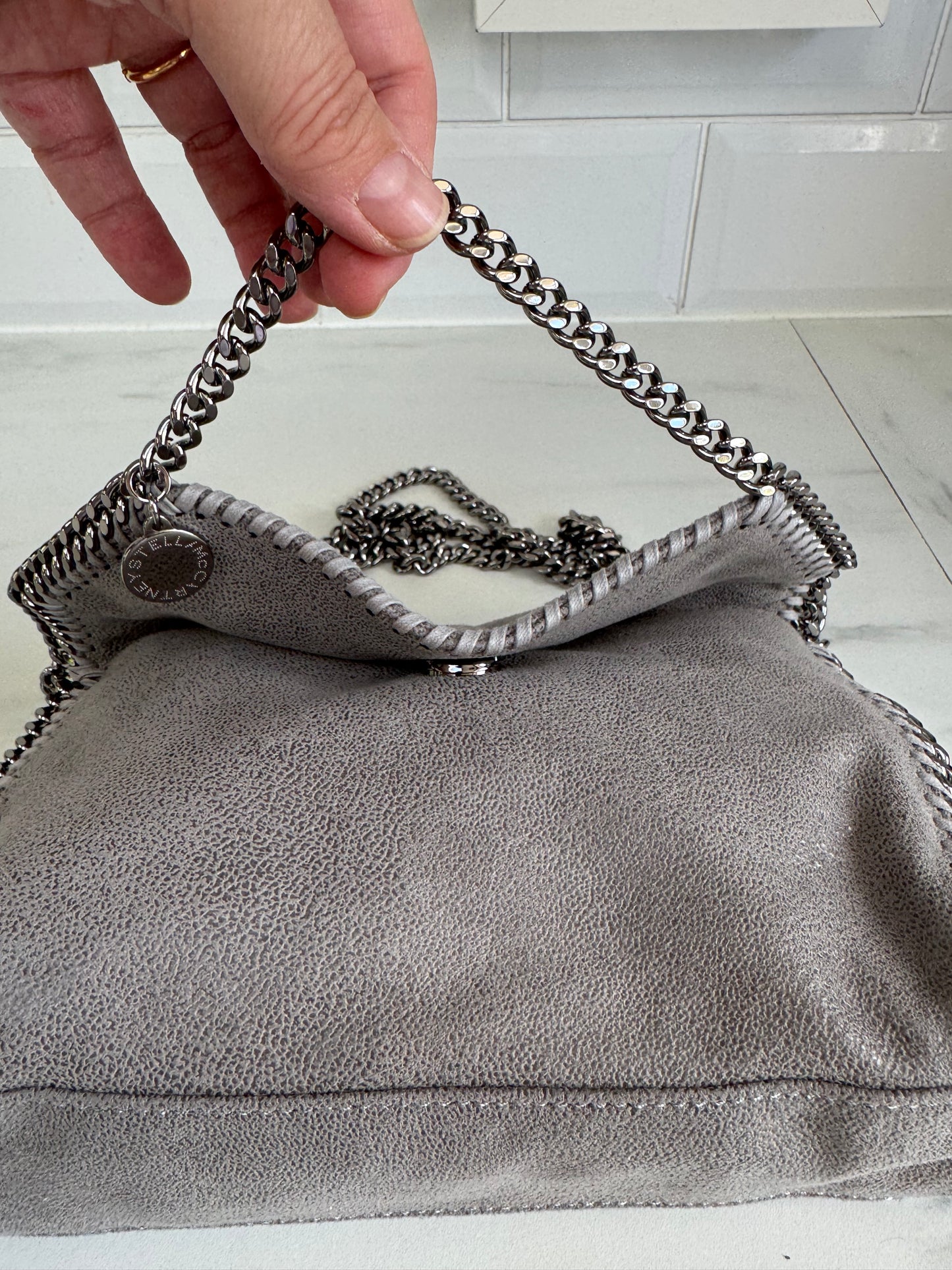 Stella McCartney Falabella Wallet Crossbody Bag - Grey