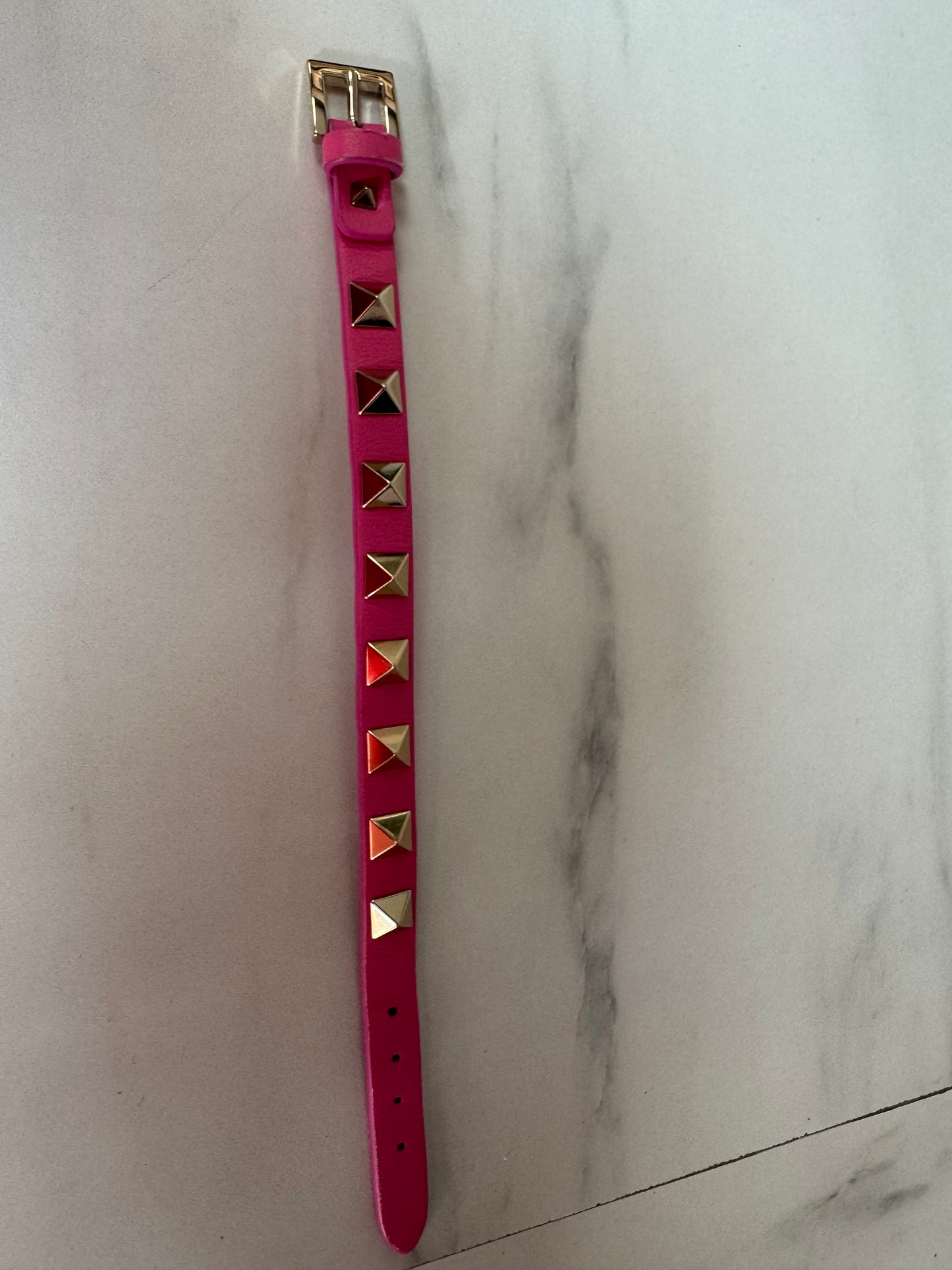 Valentino Garavanni Studded wrap bracelet - Fuschia Pink