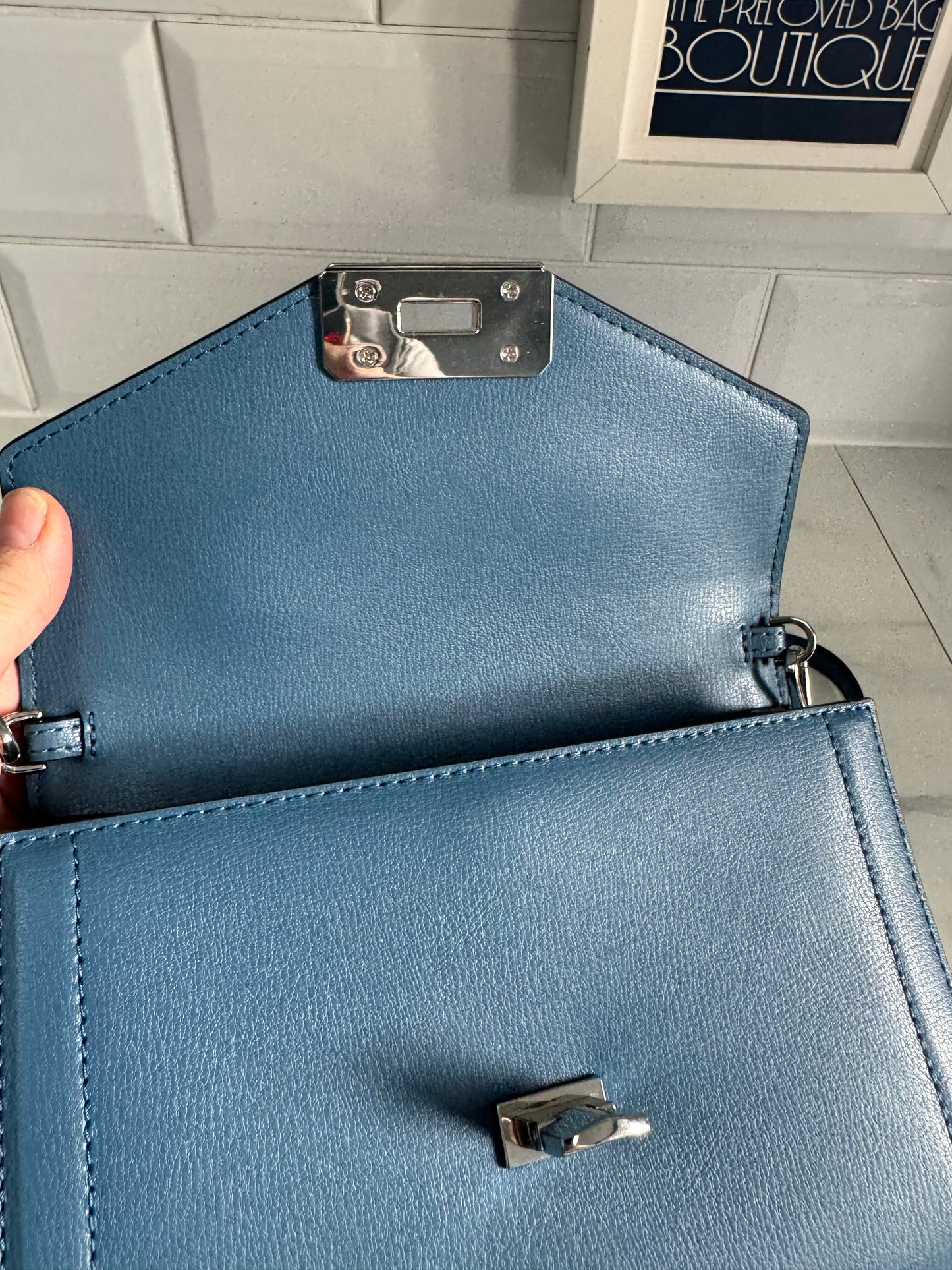 Michael Kors Kinsley WOC - Denim Blue